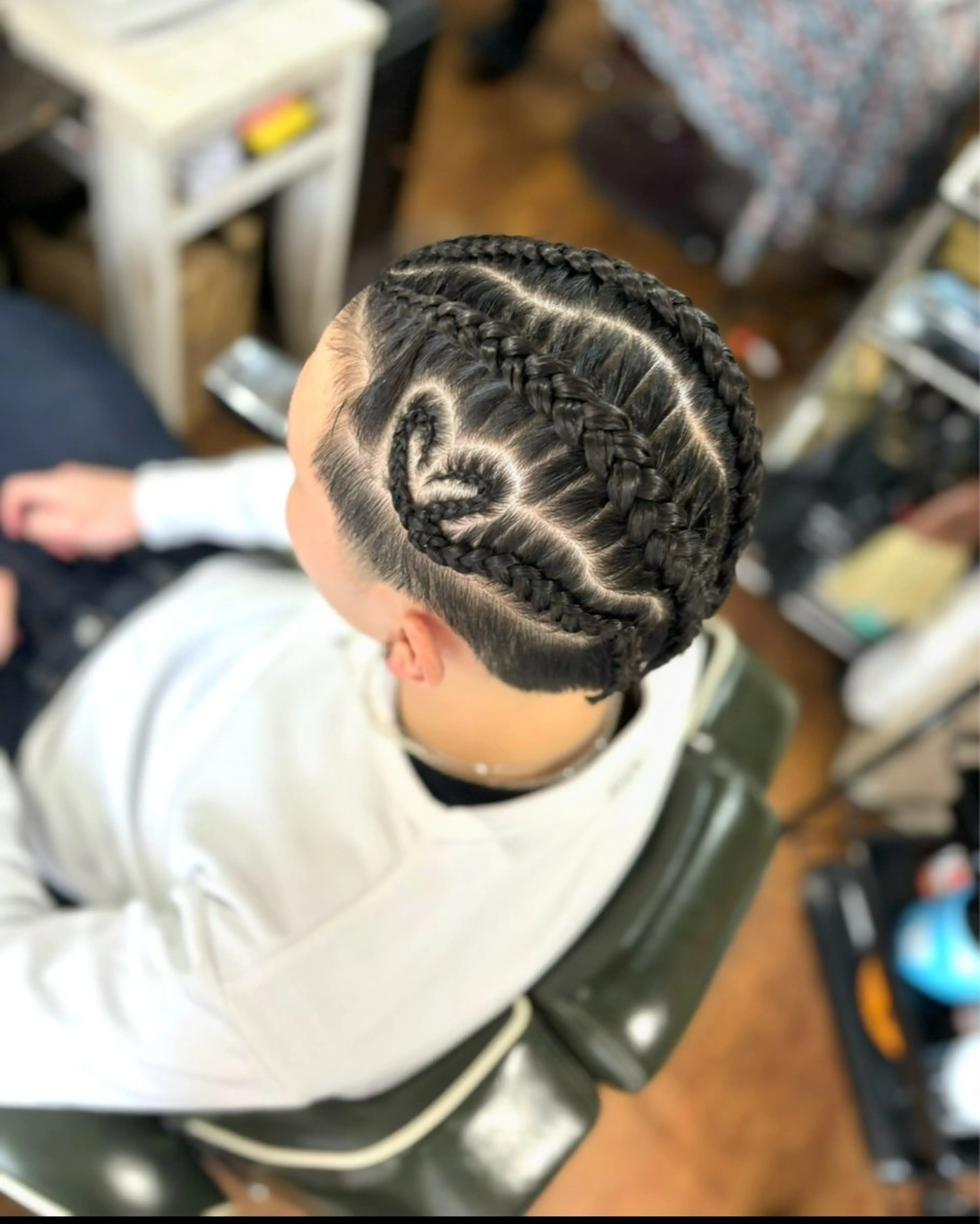 ヘアアレンジ メンズ エクステ ヘアセット LINOA鵠沼海岸所属・コーンロウ/ブレイズ 🪮✨SHOKOのヘアスタイル