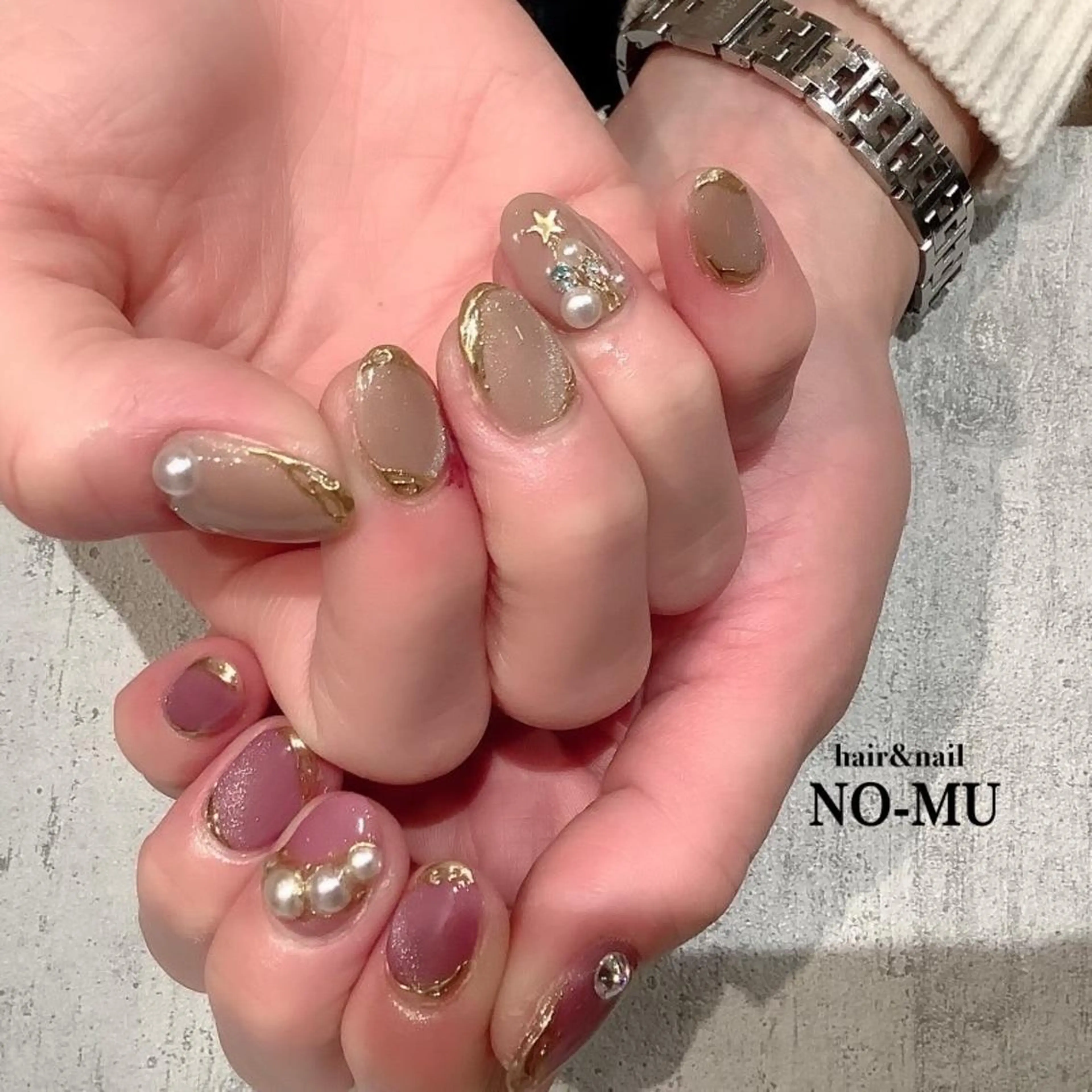 ネイル ハンドネイル hair&nail NO-MU所属・hair&nail NO-MUのネイルデザイン