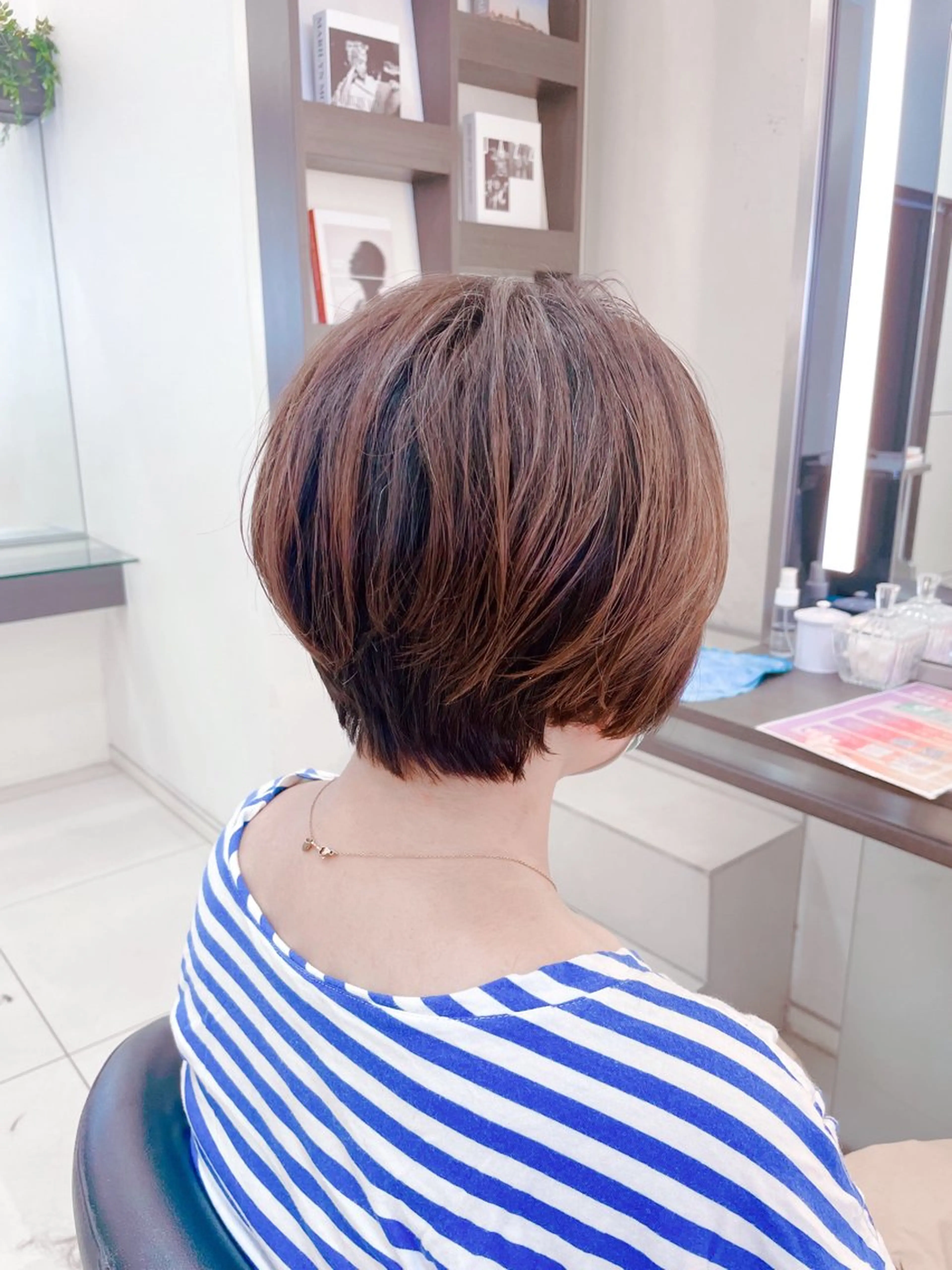 ショート ショートボブ 丸みショート ボブ ショートヘア ボブ/ブリーチ/ ベージュ/清水祥偉のヘアスタイル