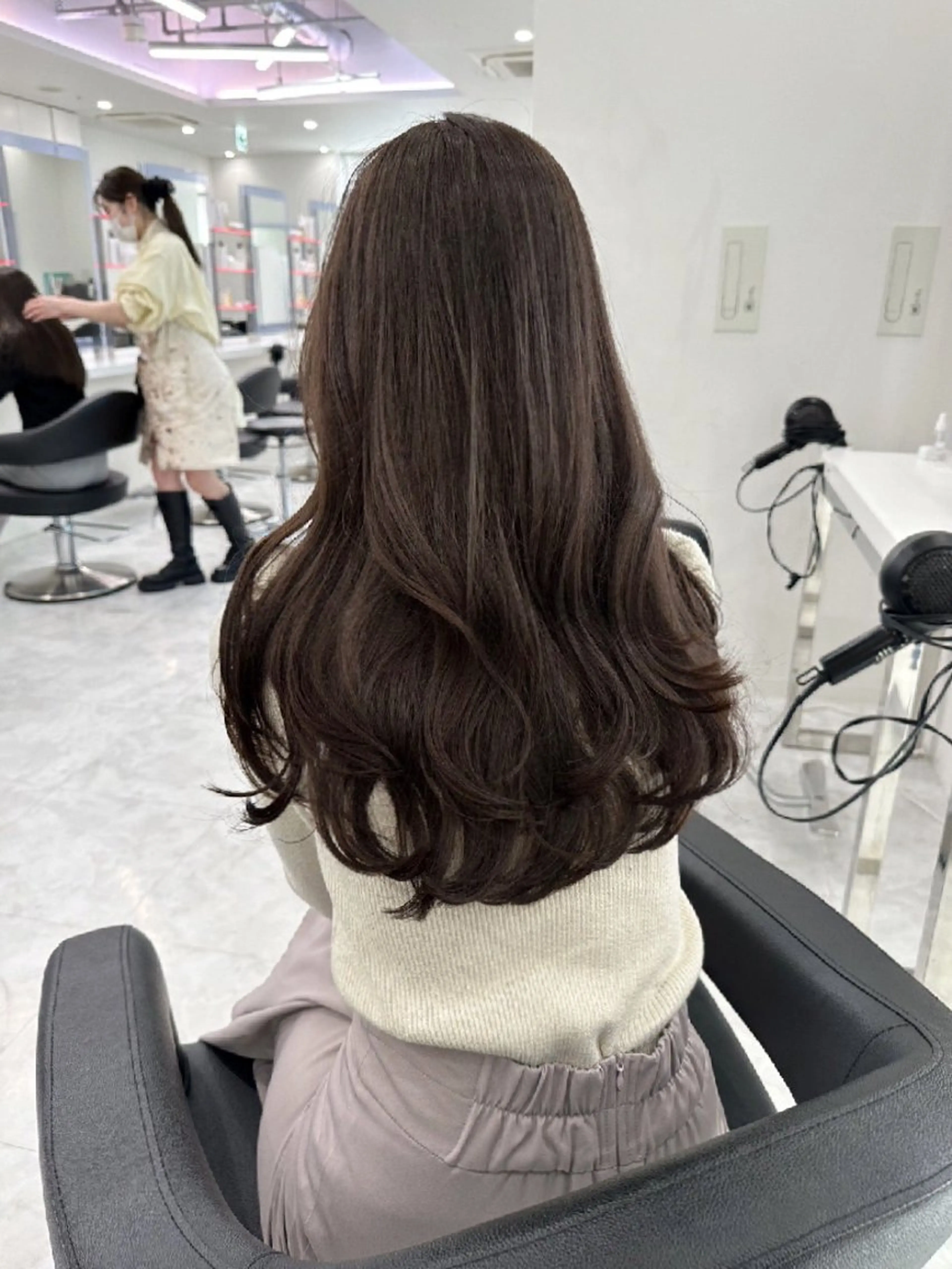 ロング カラー ヘアカラー ブレンアネックス所属・ナチュラル/白髪染め 🍑トウヤ🍑のヘアスタイル