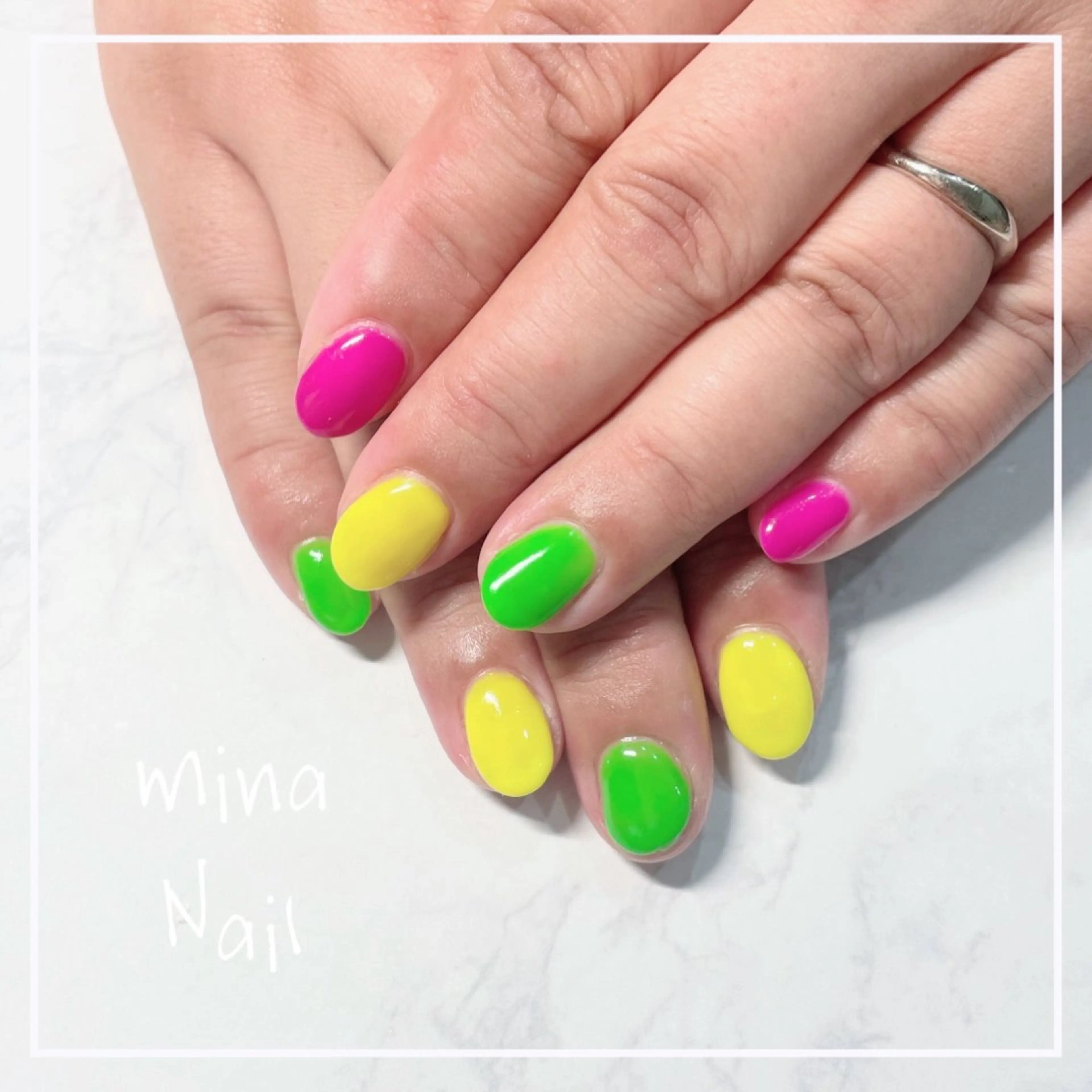 ネイル ワンカラーネイル mina Nailのネイルデザイン