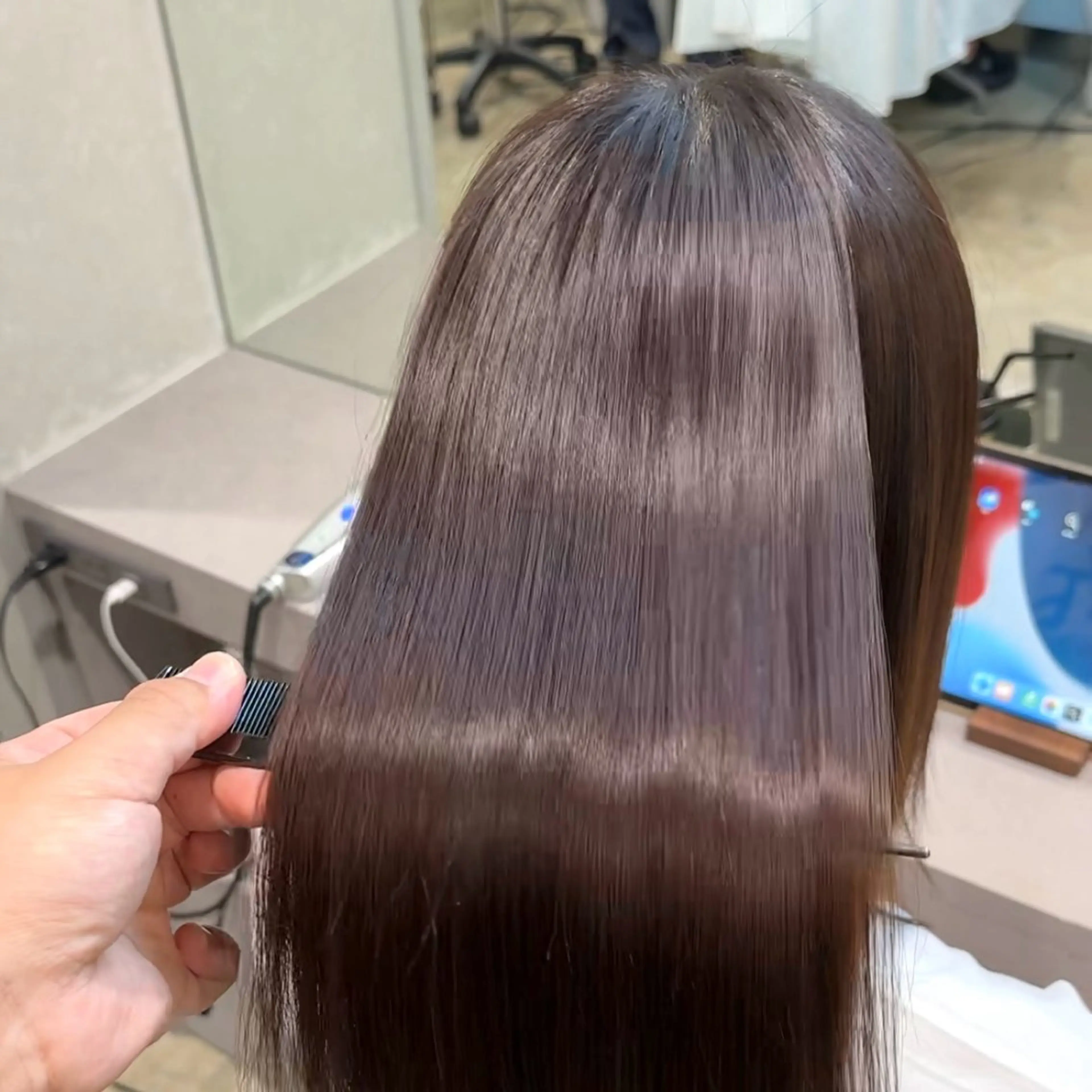 ロング 🚨無料縮毛矯正 モデル募集中🚨のヘアスタイル