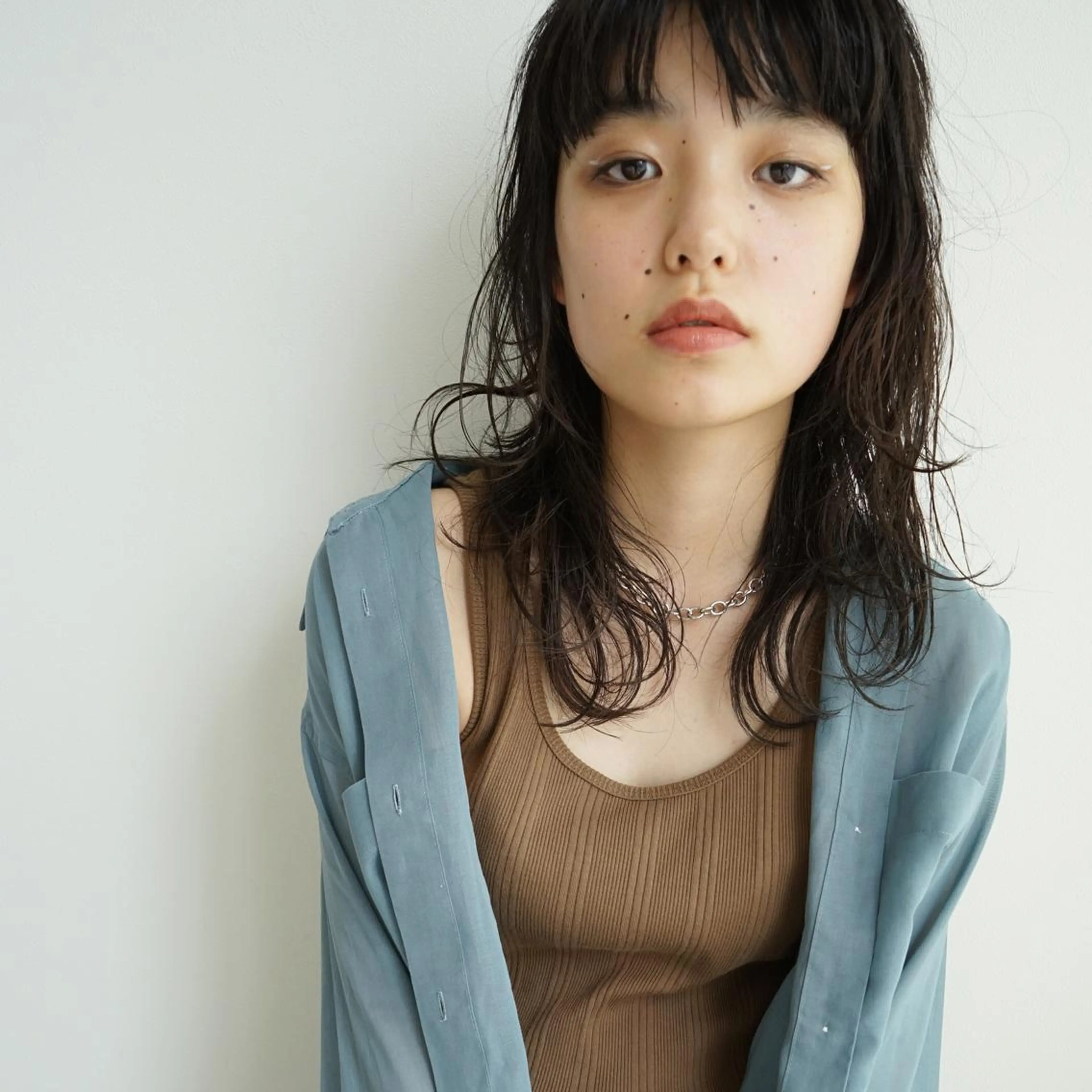 ミディアム ウルフカット ANY／SUE 千葉パーマのヘアスタイル