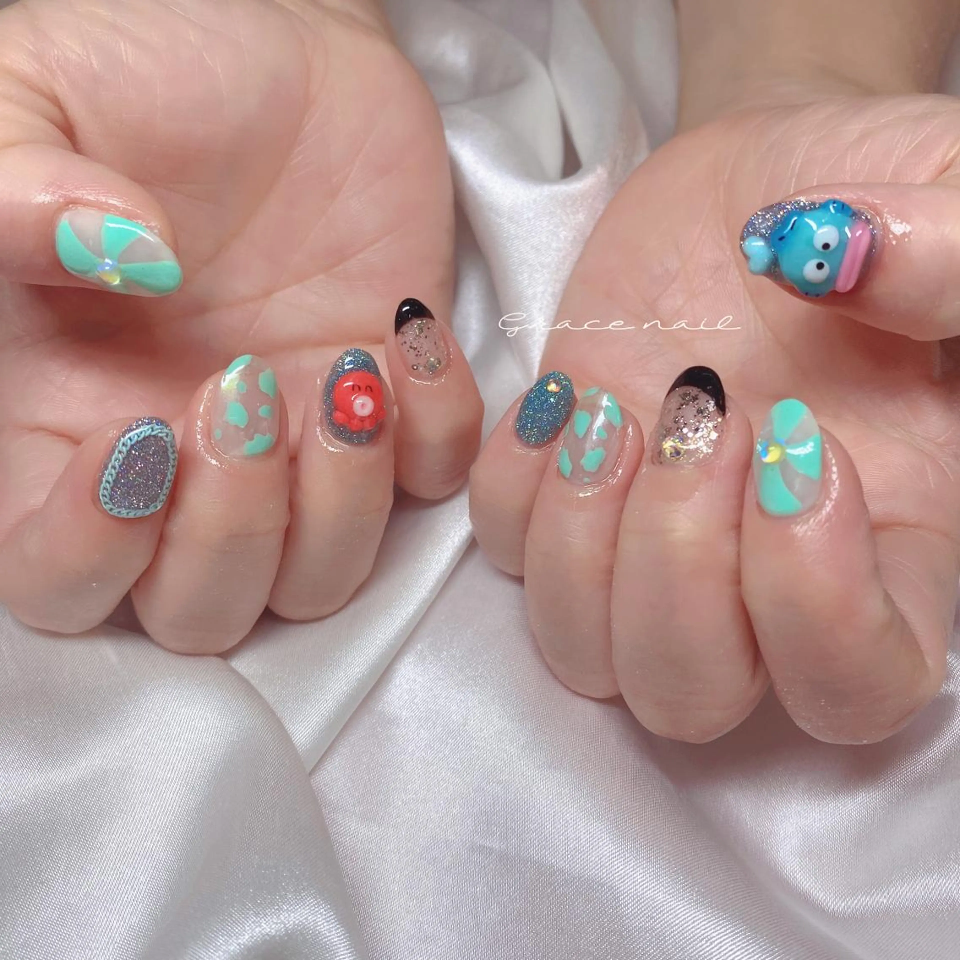 ネイル ハンドネイル ☆*｡Grace Nail｡*☆のネイルデザイン