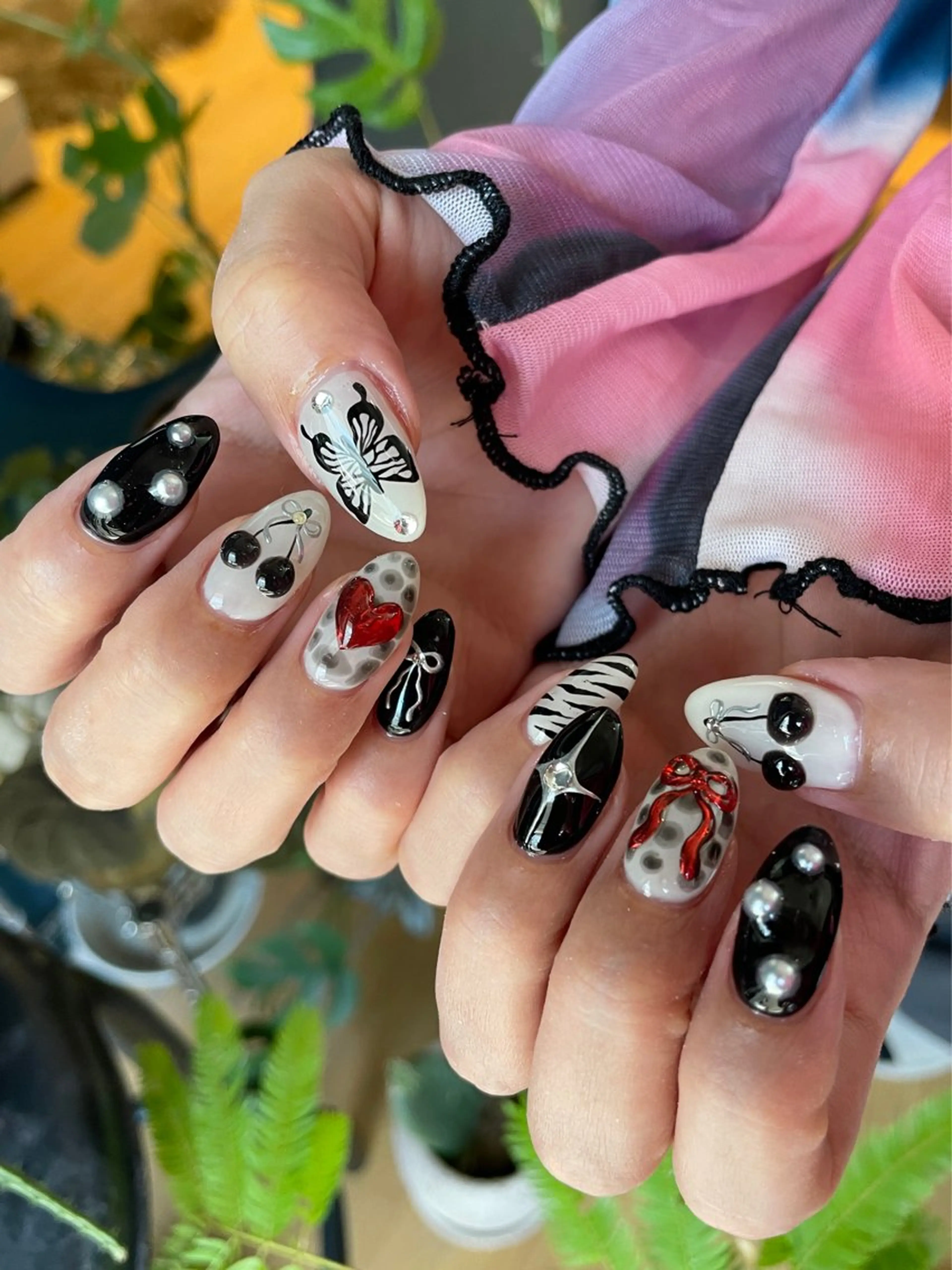 ネイル 長さ出し Nail salon Euphoria所属・Nail salon Euphoriaのネイルデザイン