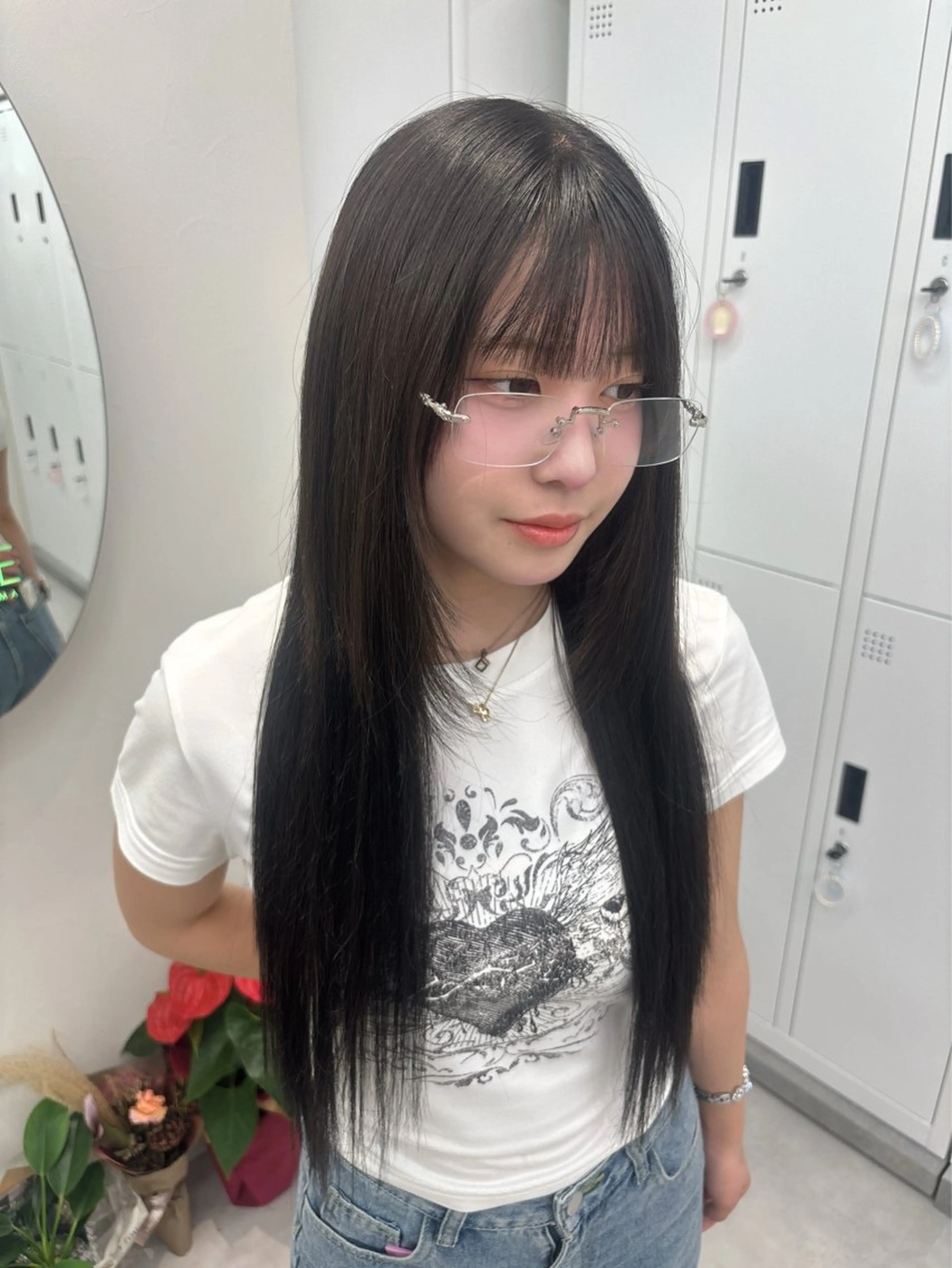 ロング カラー ヘアアレンジ メンズ カット ヘアカラー エクステ ヘアセット エクステ🎀艶カラー ✨しぇる🌙のヘアスタイル