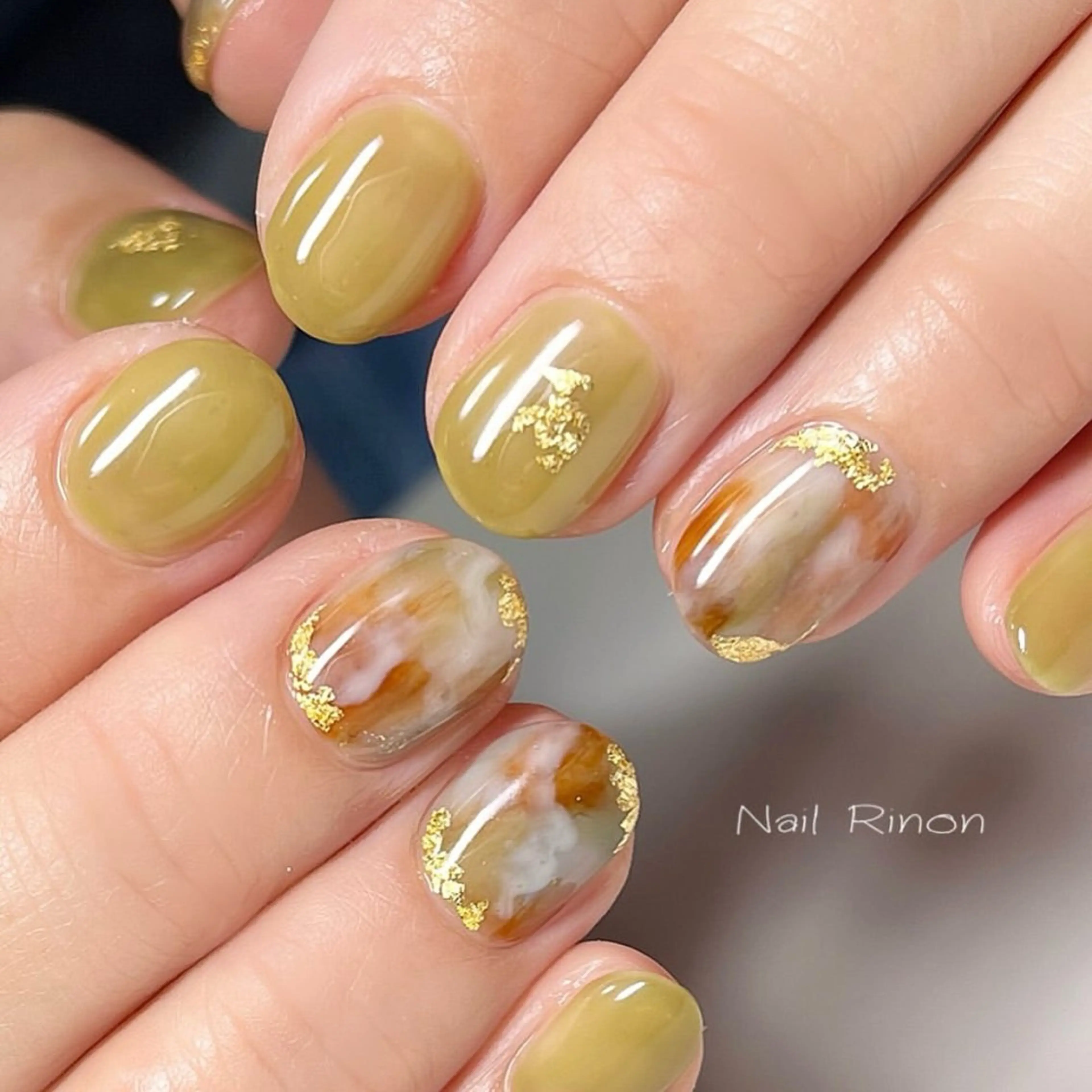 ネイル ニュアンスネイル ハンドネイル Nail Rinonのネイルデザイン