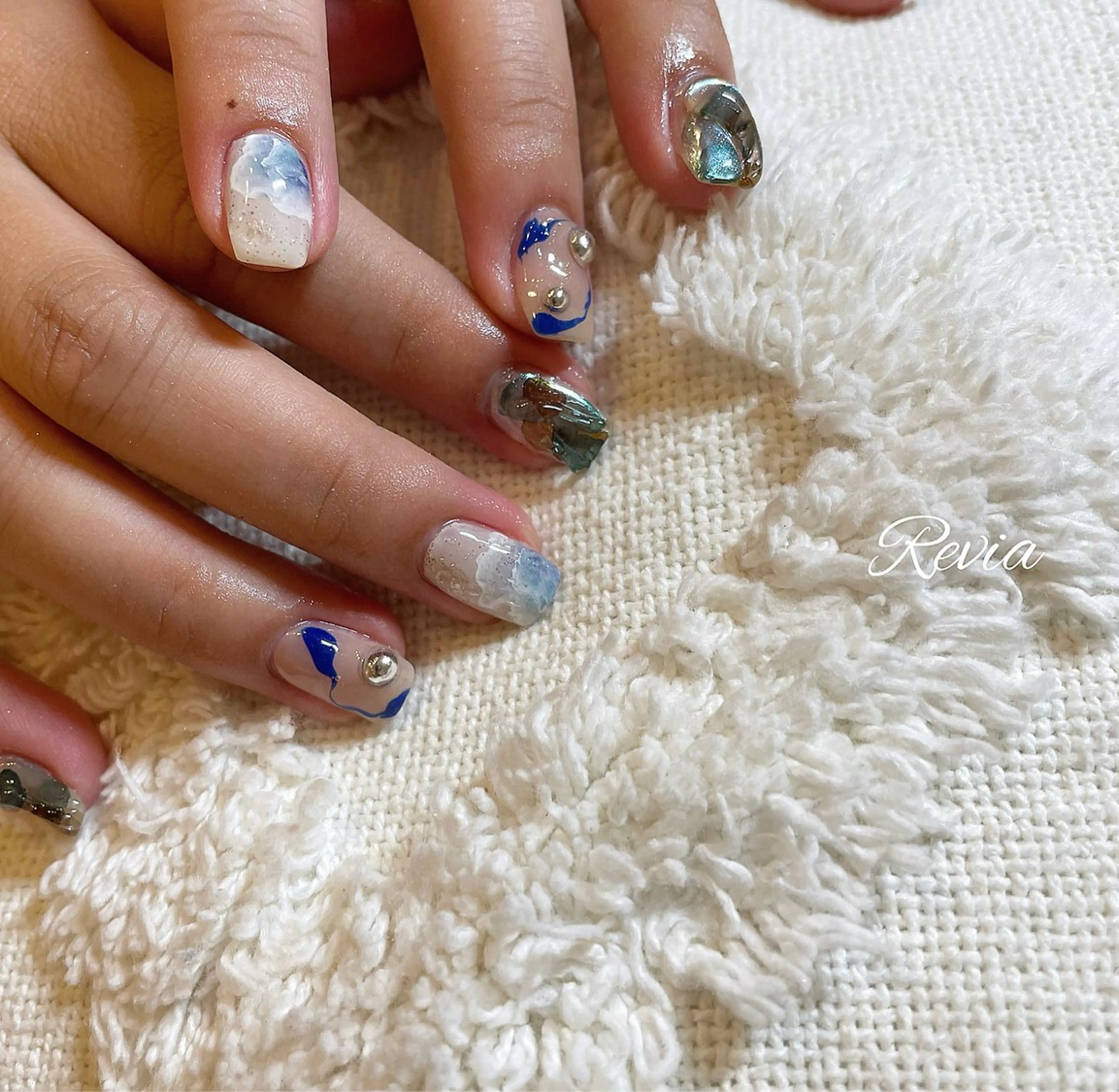 ネイル ハンドネイル revia所属・ERI Nailistのネイルデザイン