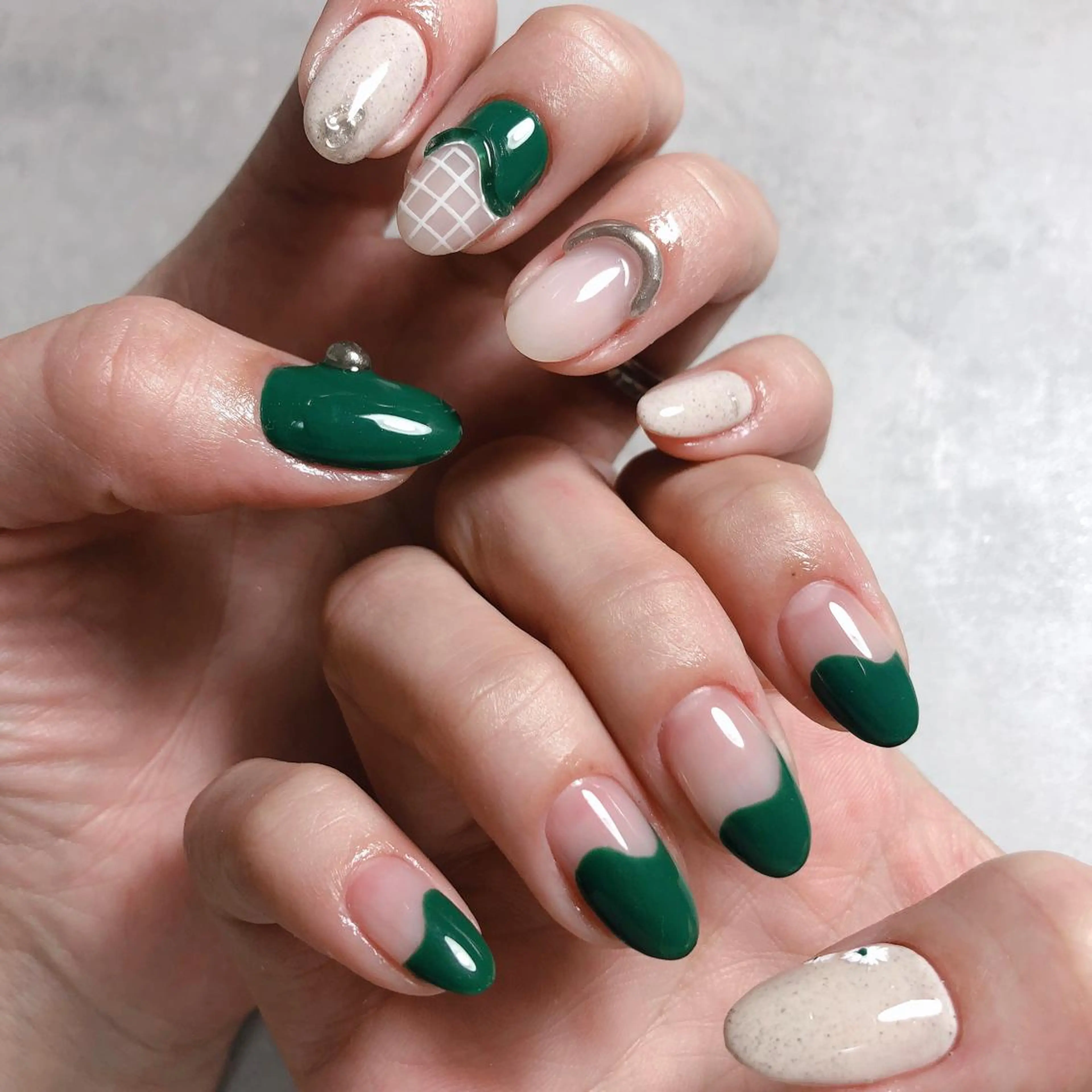 ミディアム ネイル ハンドネイル 京橋 【39nail】のネイルデザイン