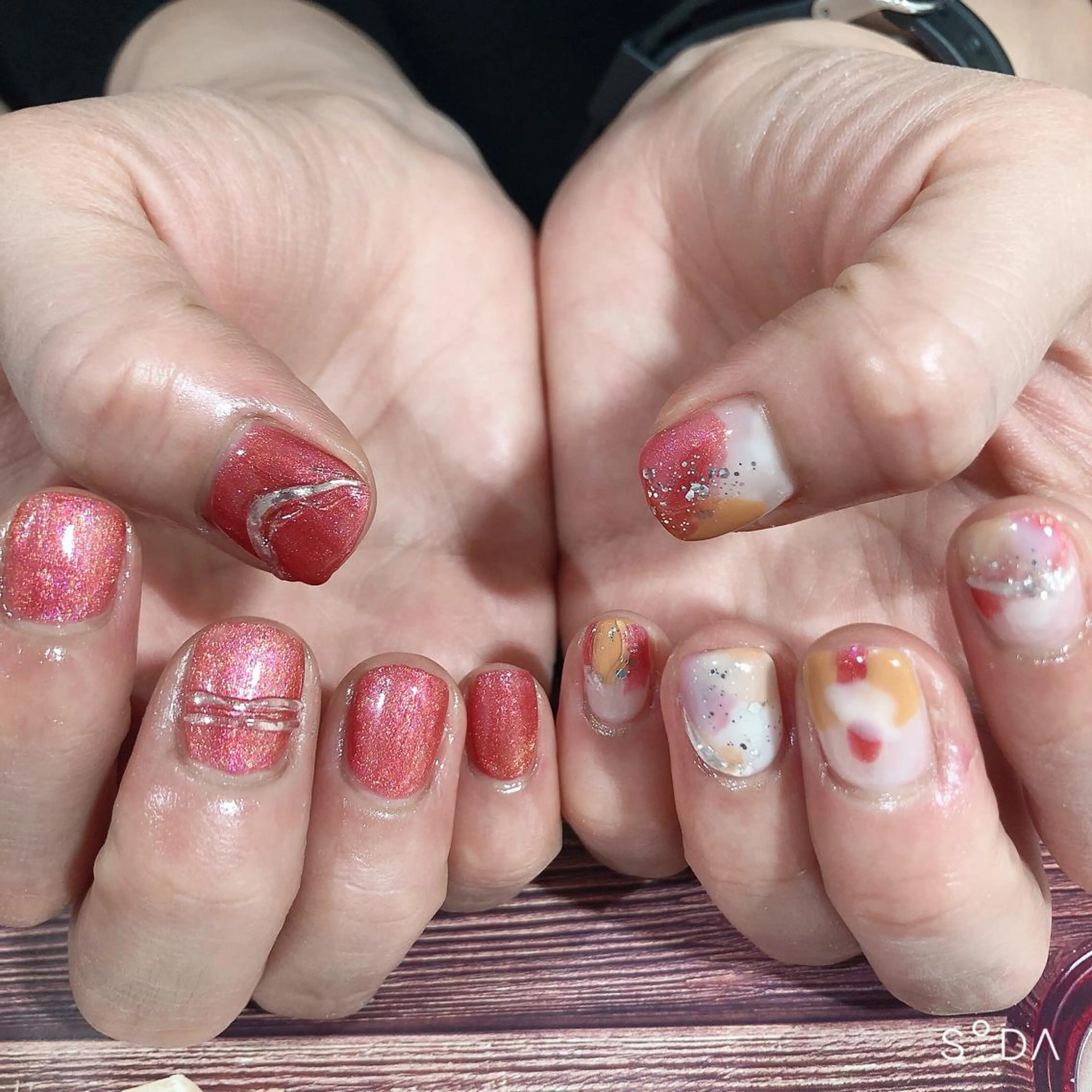 ネイル ニュアンスネイル ハンドネイル 吉野✨ ネイルデザイナー✨のネイルデザイン