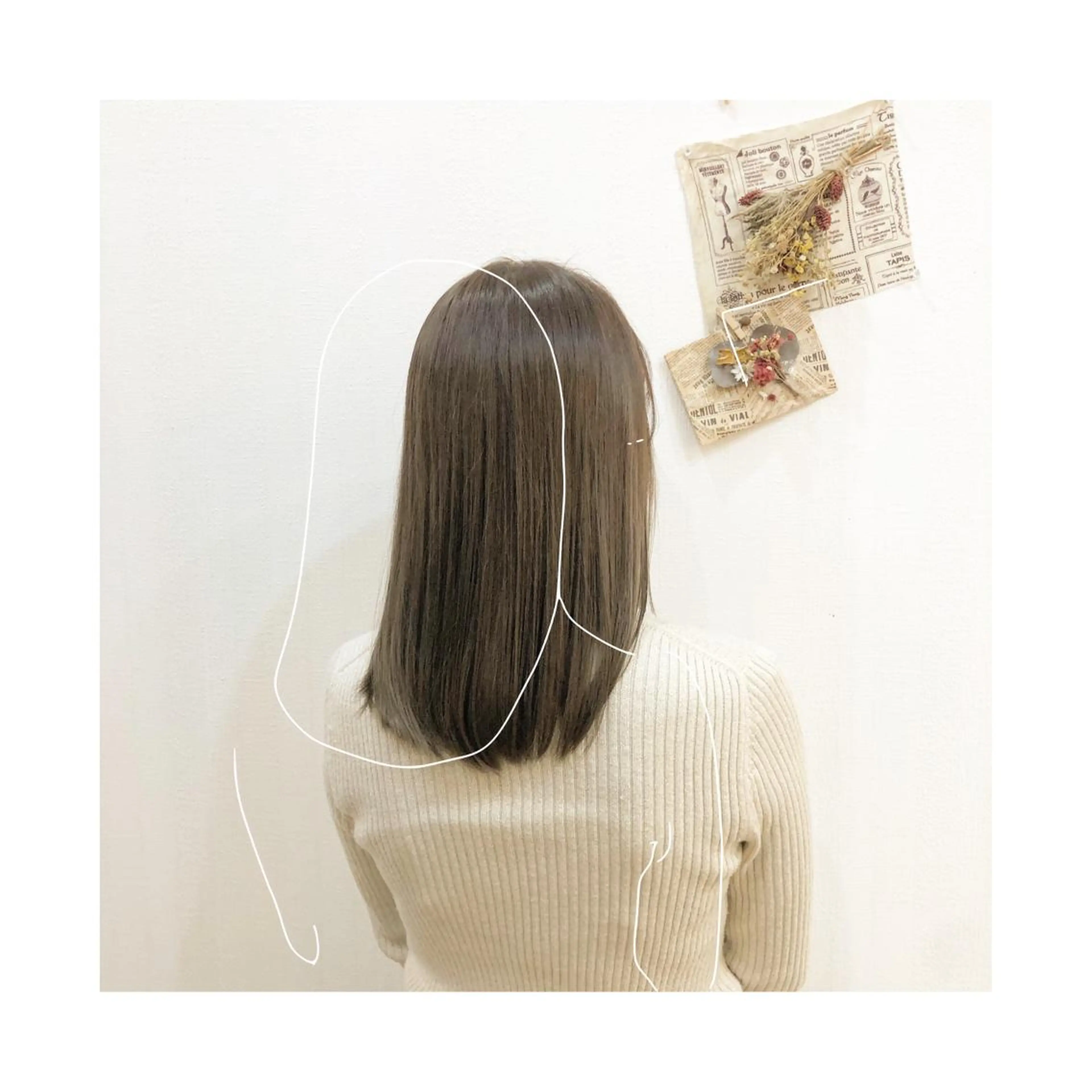 ミディアム 🌈ハイトーン/ ワタル🌈のヘアスタイル