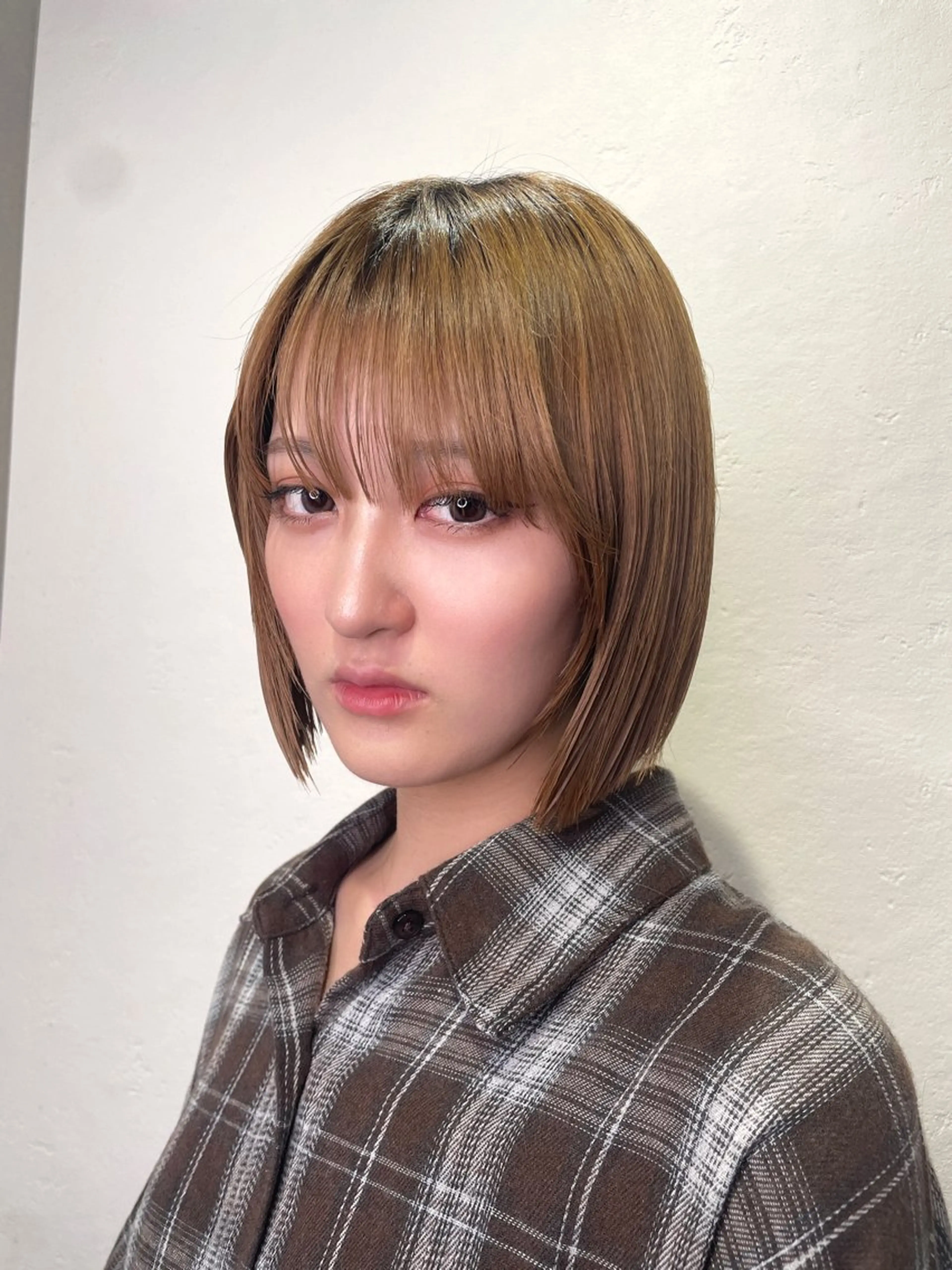 ショート eim hair rink  長津田店所属・🫧透明感カラー 🫧しほのヘアスタイル