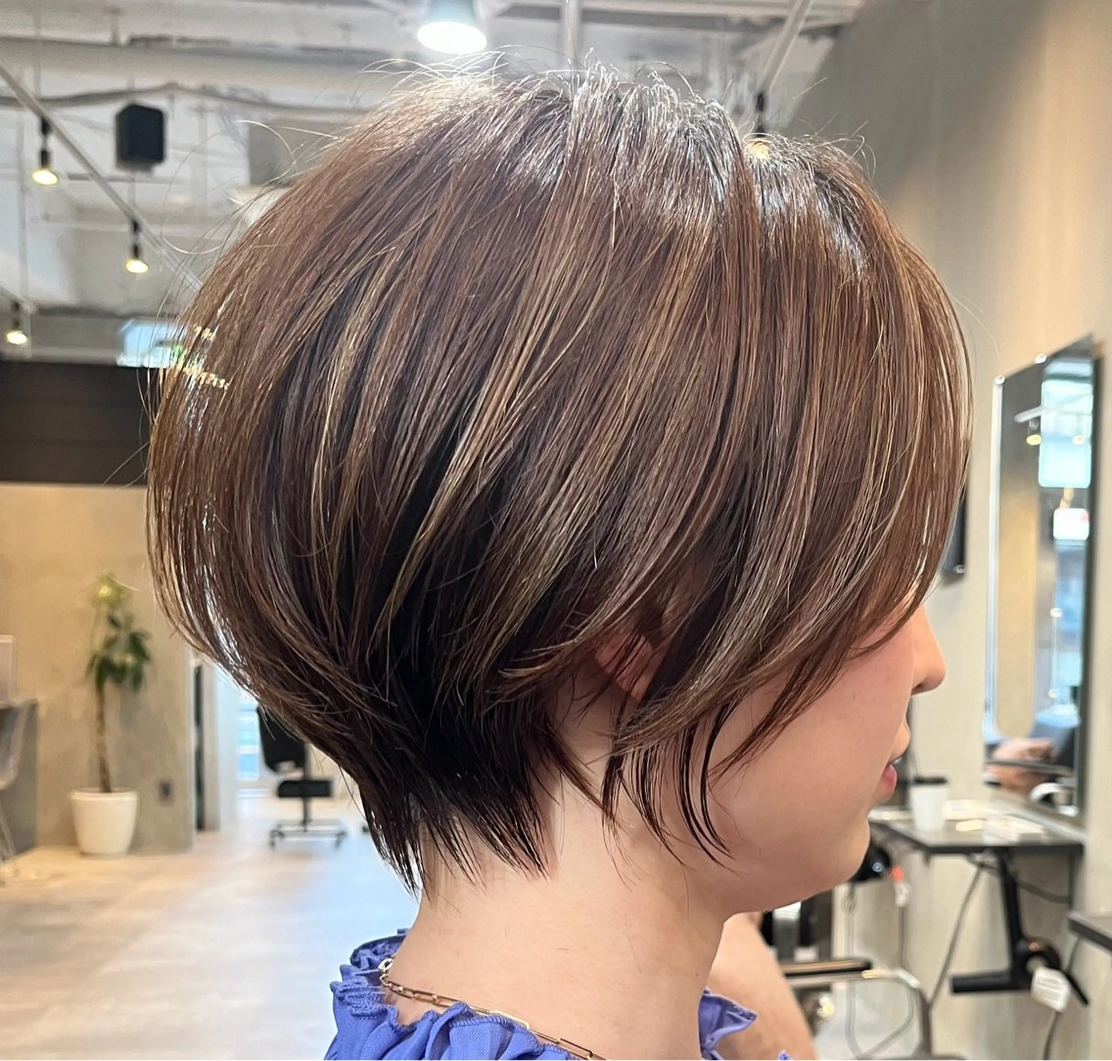 似合わせカット➕ハイライト💎の写真