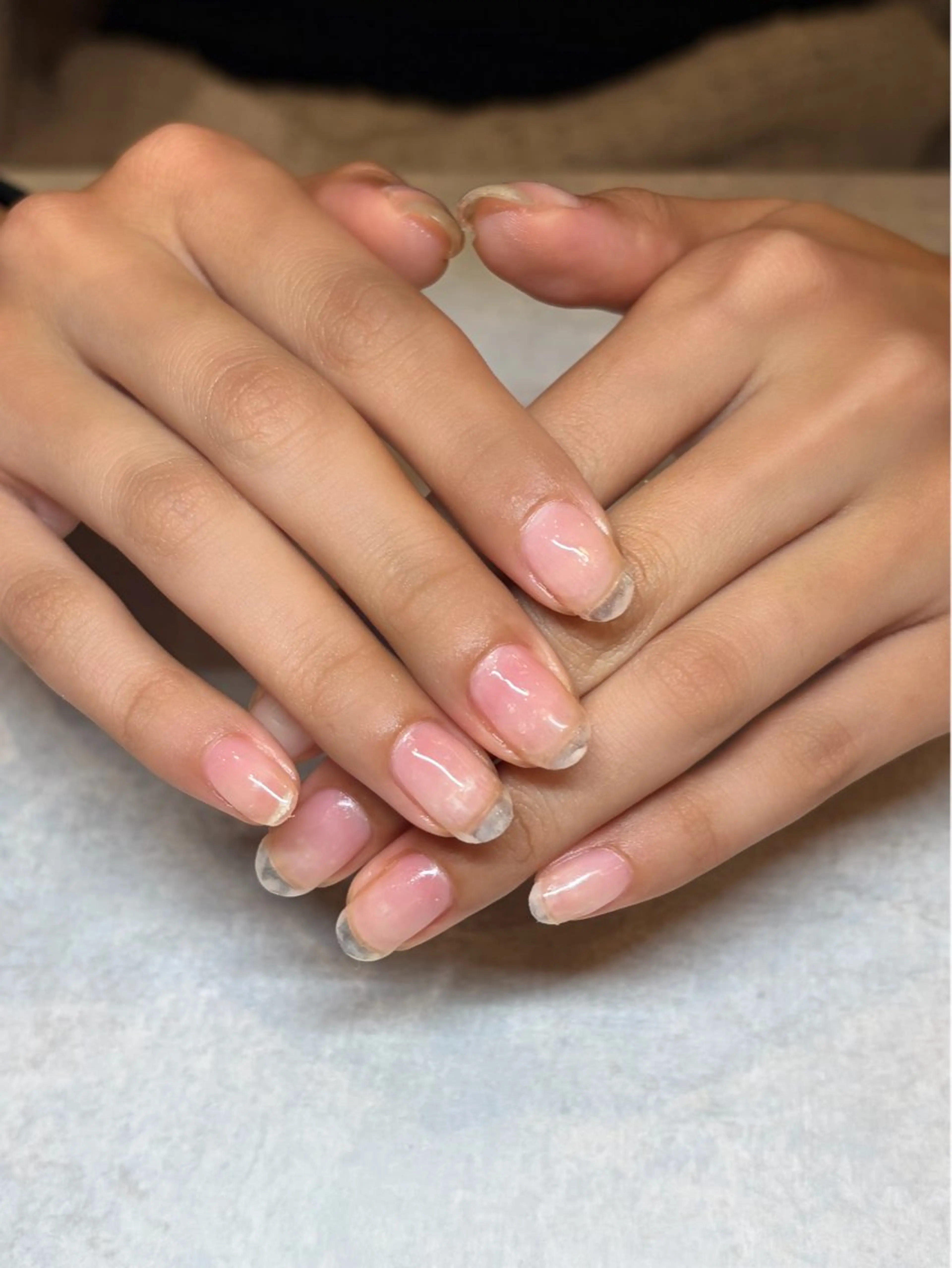 ネイル クリアネイル ハンドネイル salon madre Sakiのネイルデザイン