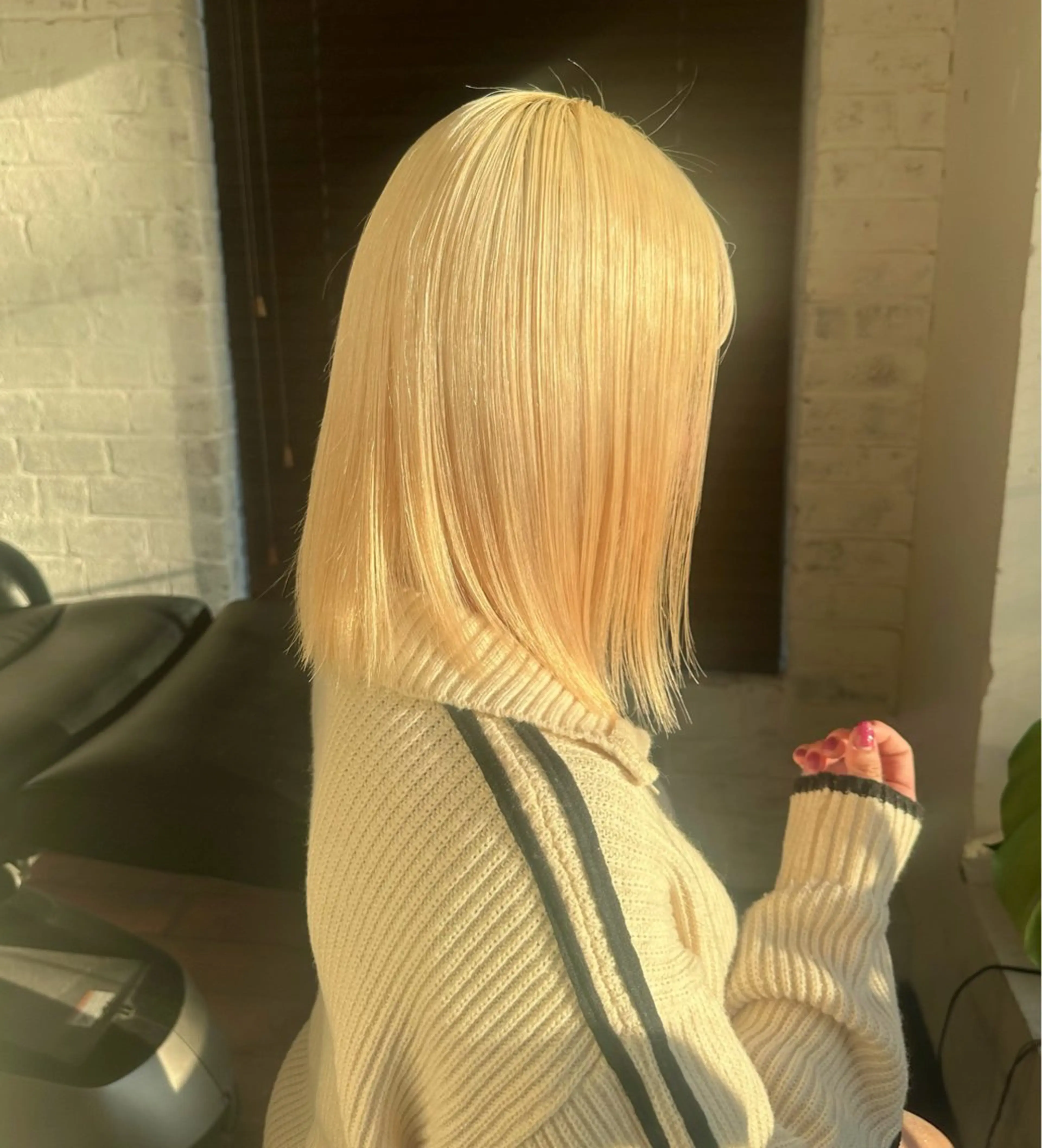 ミディアム カラー ヘアカラー トリートメント 🪐韓国ラベンダー艶 カラー/加野彩果🪐のヘアスタイル