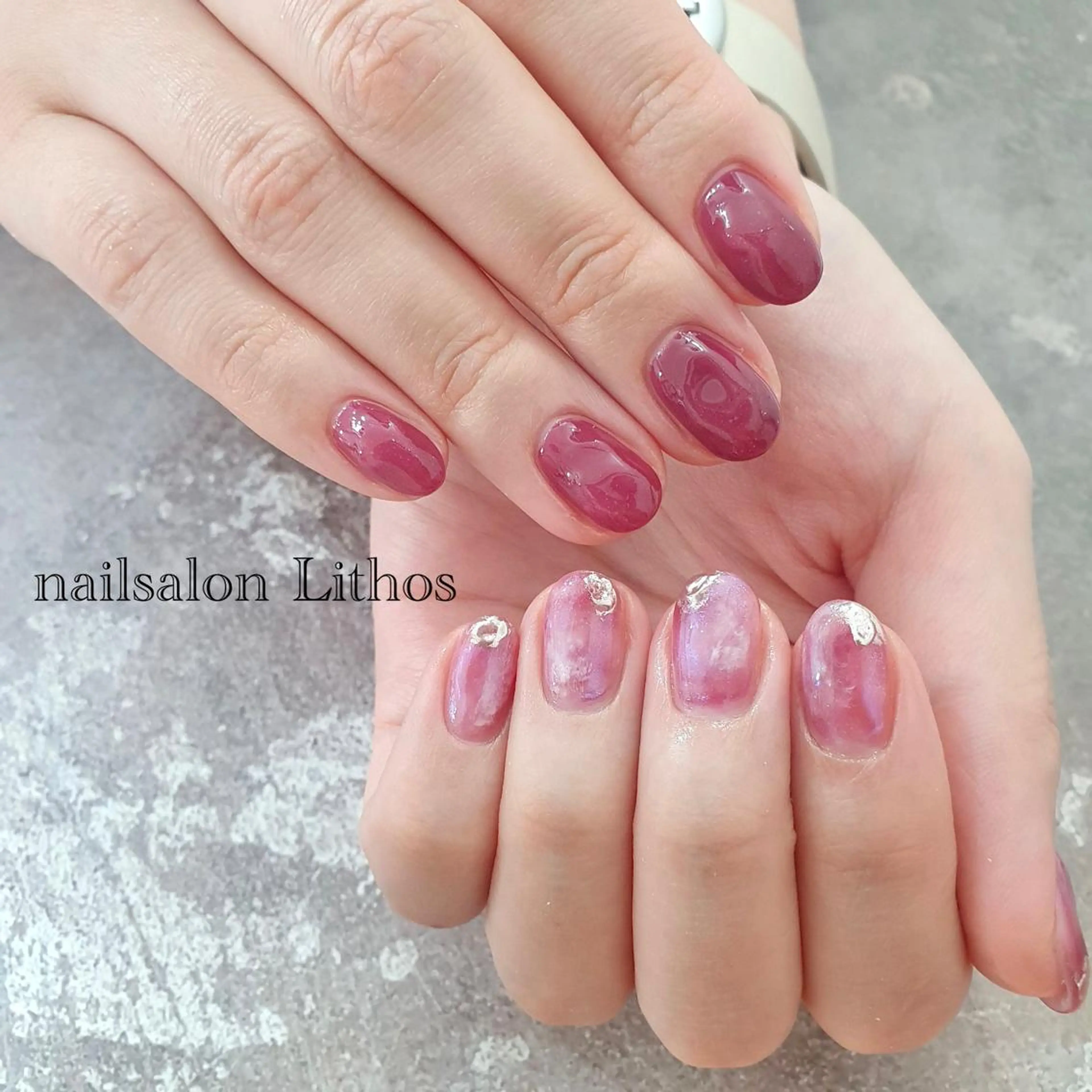 ネイル ハンドネイル nailsalon Lithos所属・nailsalon Recontreのネイルデザイン