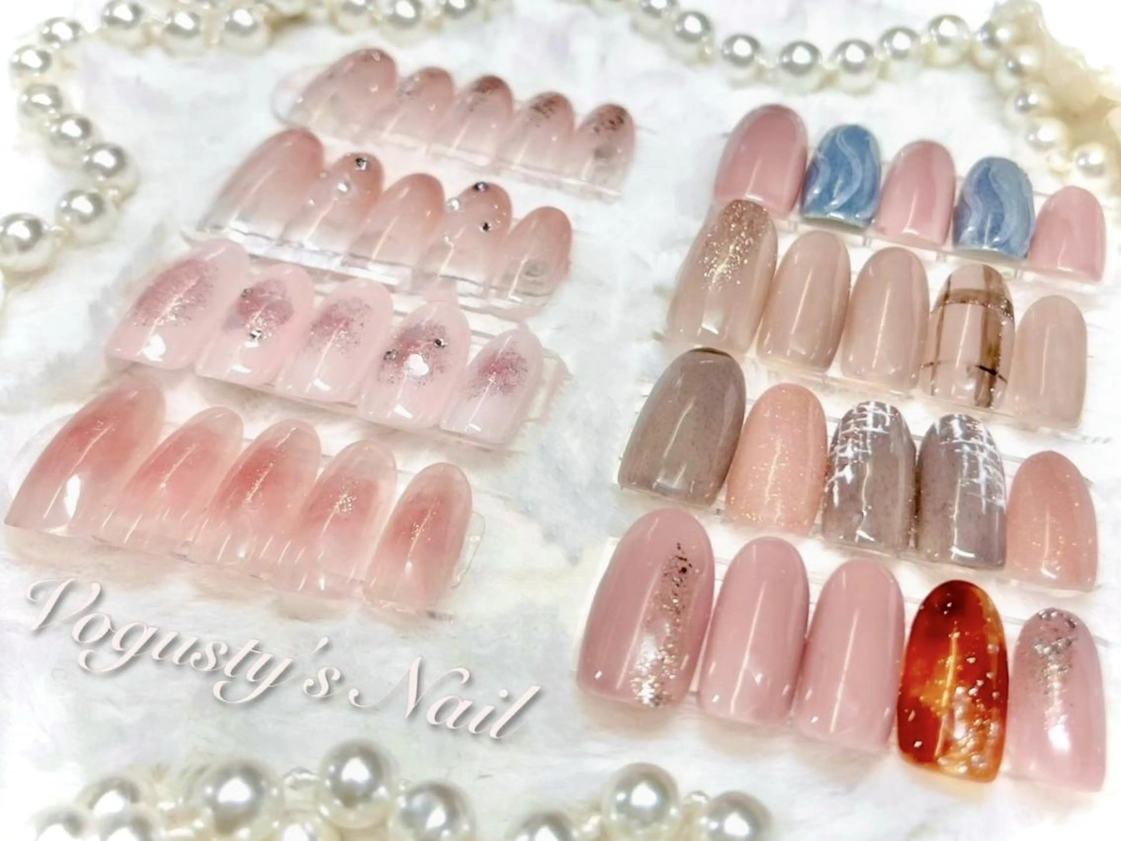 【オフなし】*⋆⸜𝐧𝐞𝐰⸝⋆* 《選べる♡季節デザイン》 秋のシンプルネイル🎀💅🏻💜✨の写真