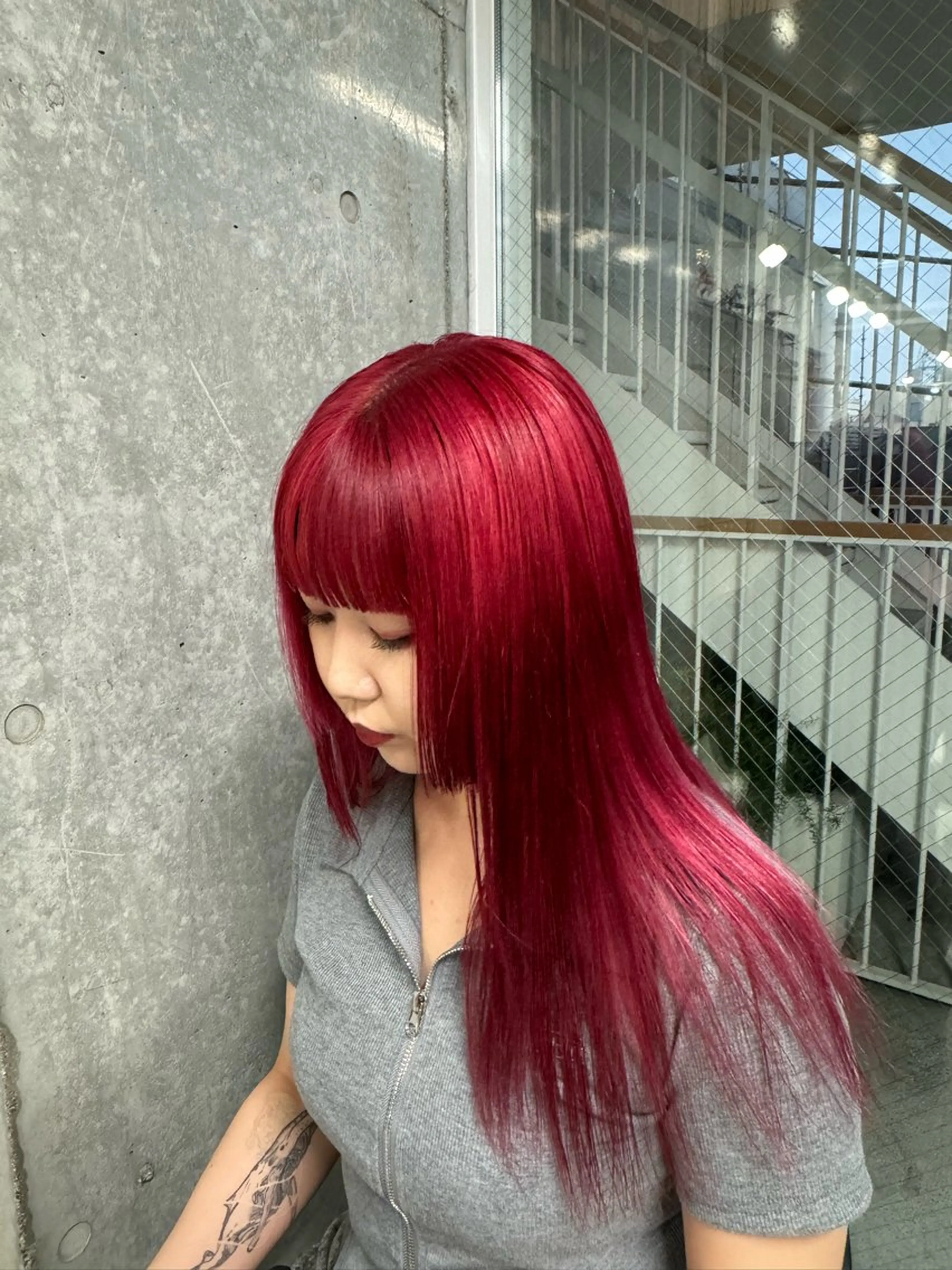 カラー 🫧モテパーマ/ツヤ 縮毛/AI🫧のヘアスタイル