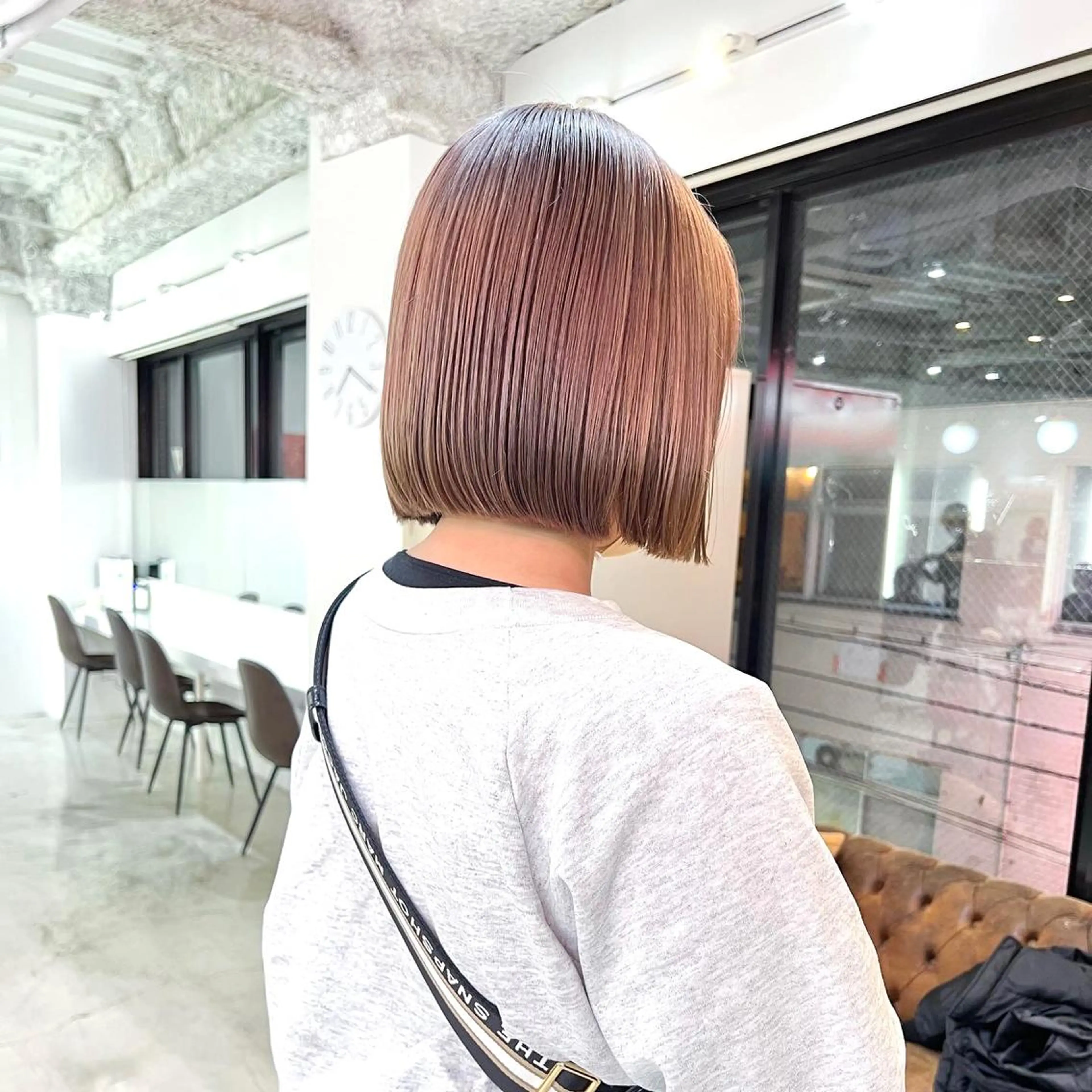 ショート カラー ヘアカラー トリートメント ボブ職人 /ミリヤのヘアスタイル