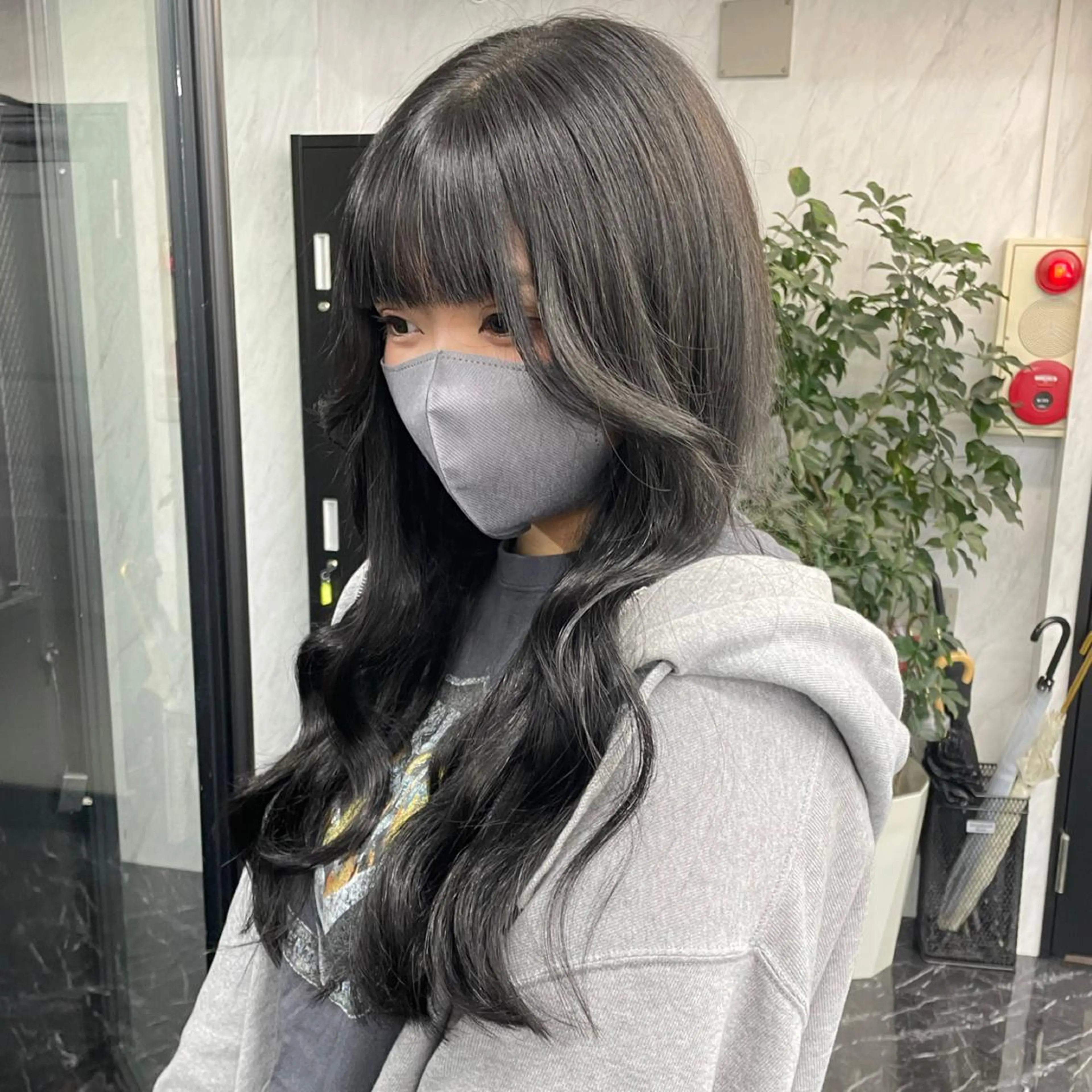 ロング カラー 黒髪 透明感カラー エクステ Wehlen所属・透明感カラー🌟 keisukeのヘアスタイル