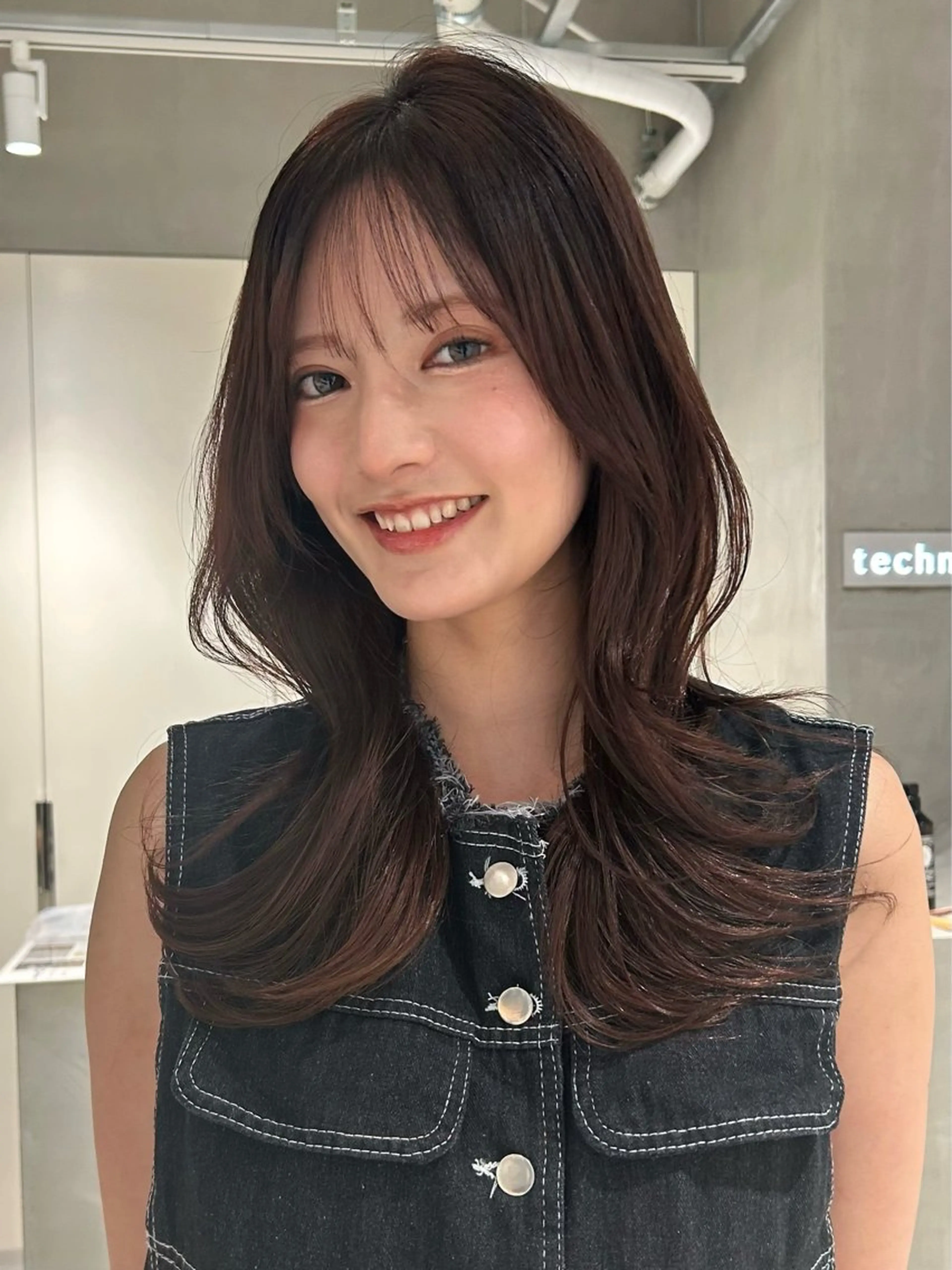 セミロング カラー カット ヘアカラー techné所属・【techné】田丸 翔大のヘアスタイル