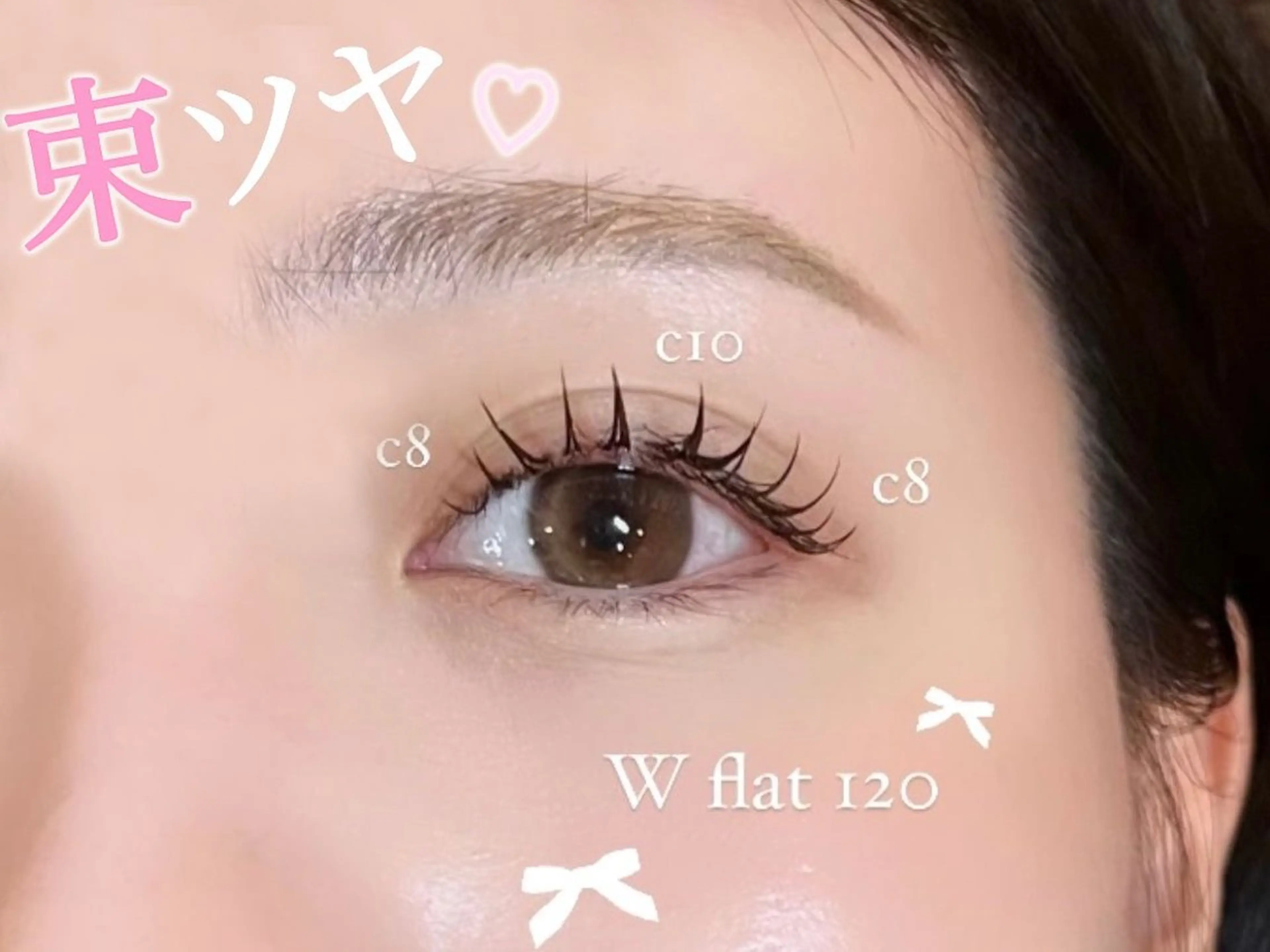 マツエク・マツパ 石尾 和楓のマツエク・マツパデザイン