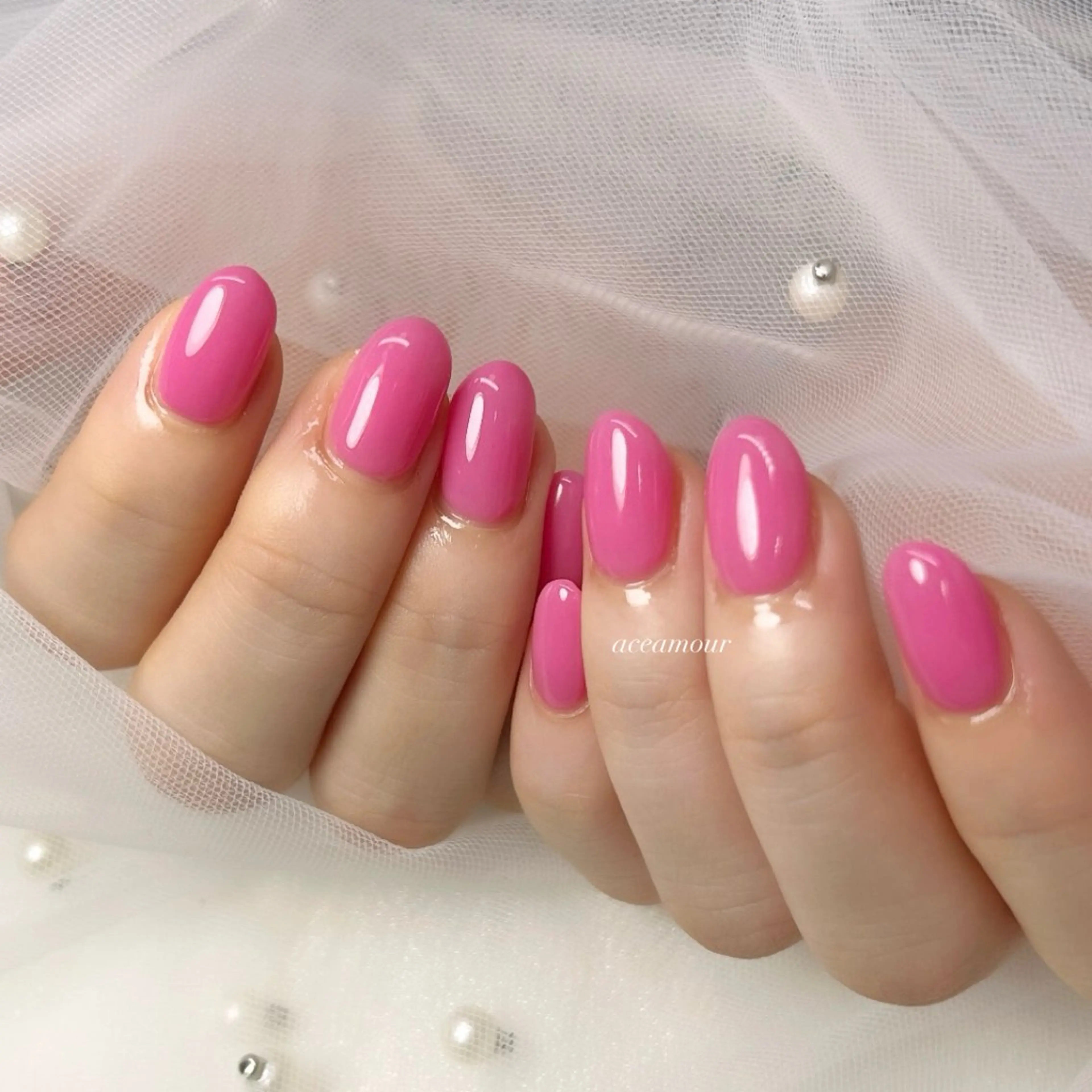 ネイル ハンドネイル ハンドケア ネイル/耳つぼ /新ホワイトニングのネイルデザイン