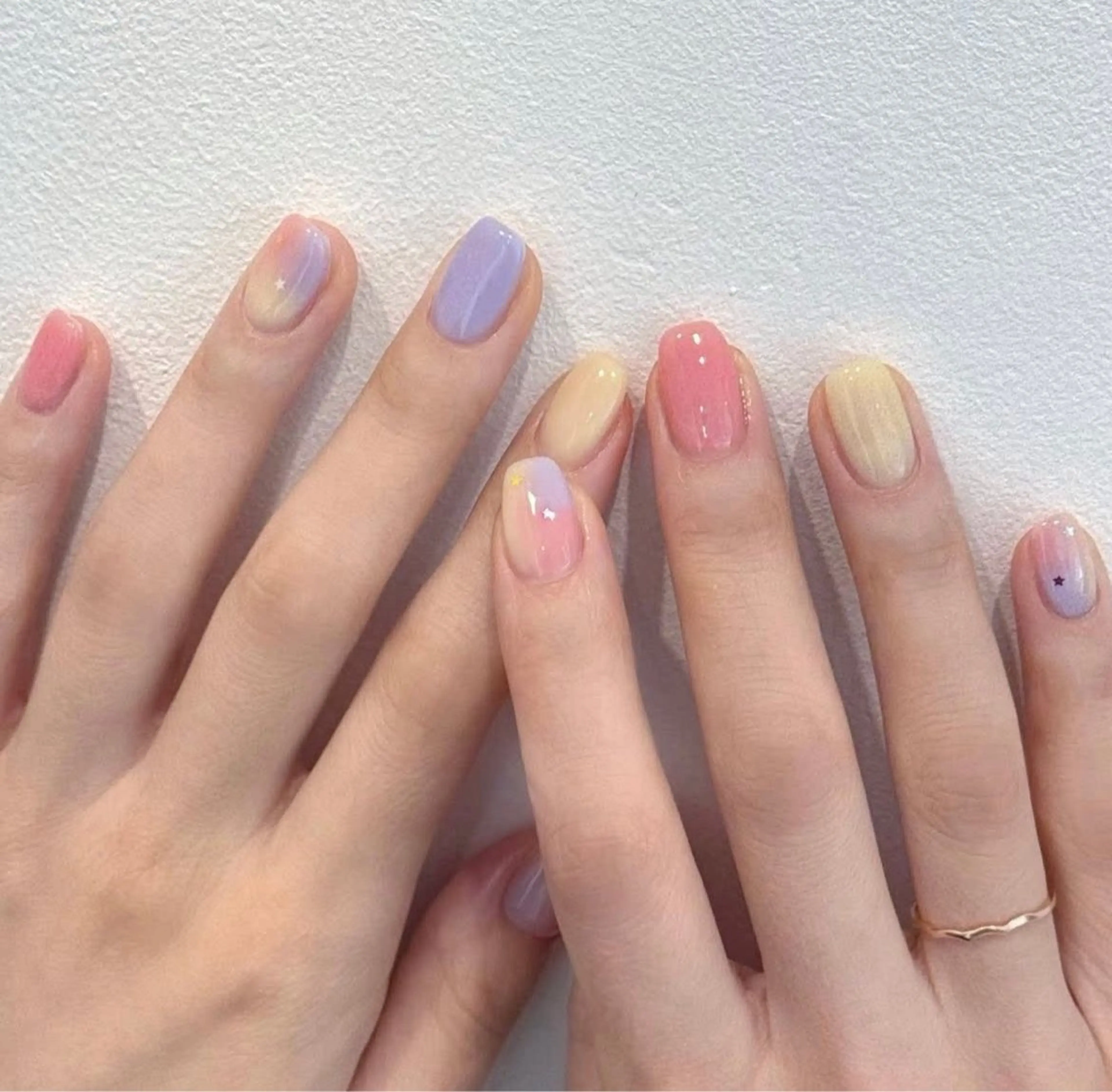ネイル アートネイル 成人式 ジェルネイル ニュアンスネイル ネイルチップ Kora Nailのネイルデザイン