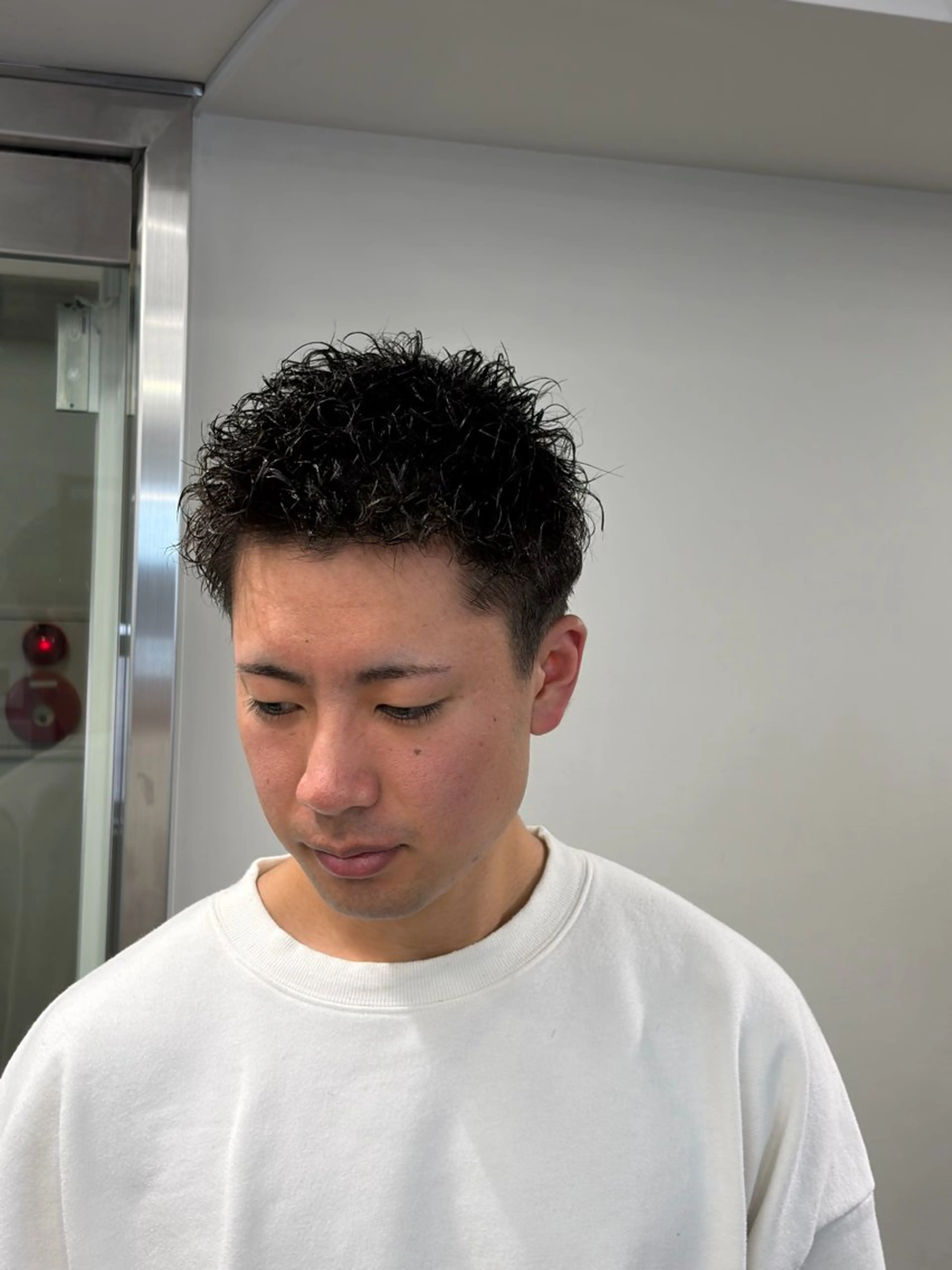 ショート パーマ メンズ パーマ特化 スタイリスト石田のヘアスタイル