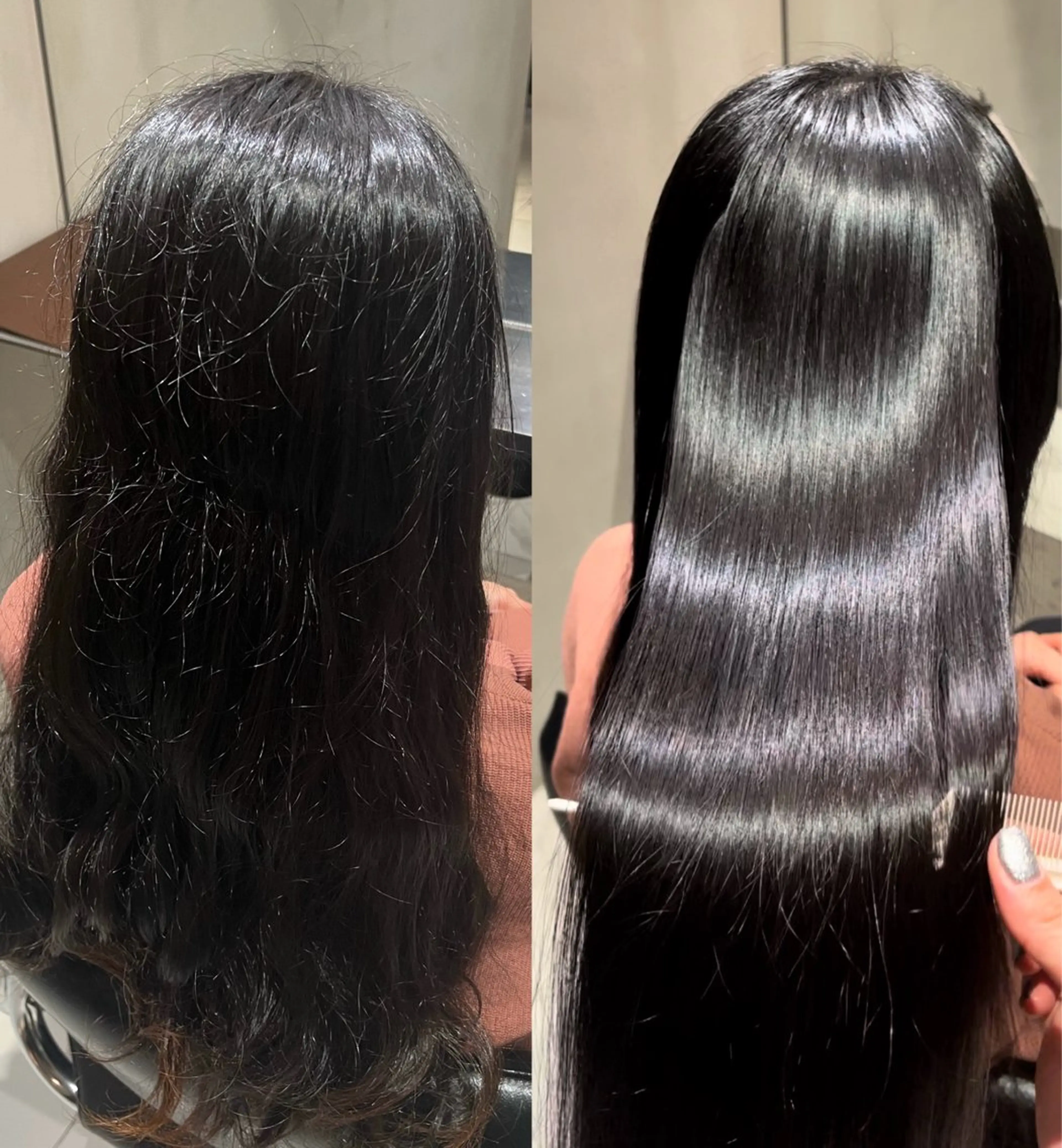 ロング パーマ ゆあ♡ 髪質改善×美髪矯正のヘアスタイル