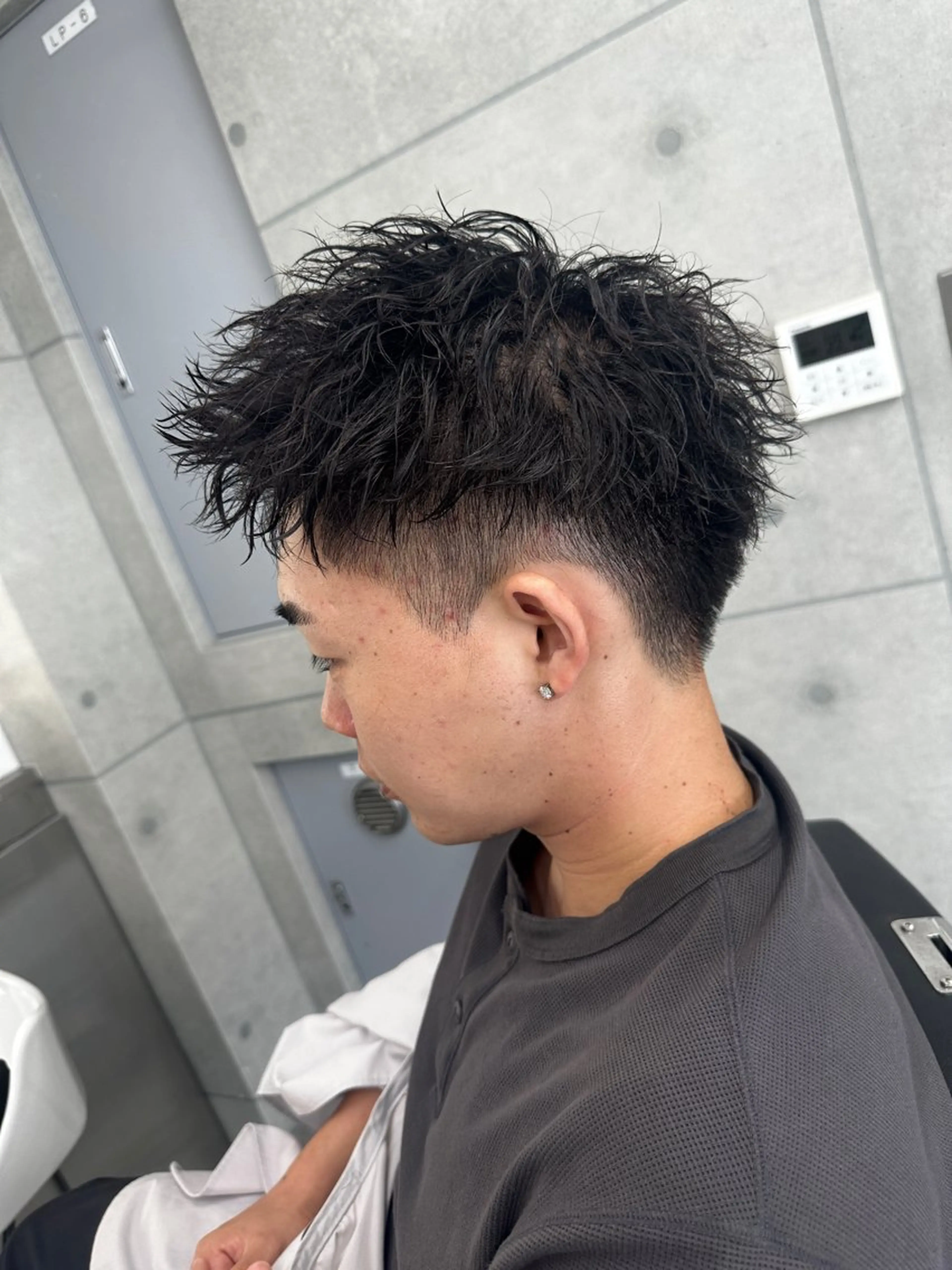 ショート パーマ メンズ メンズパーマ ツイストスパイラルパーマ スパイラルパーマ CHROM TOKYO ALT所属・🔥メンズ専門🔥 佐々木　パーマ大人気のヘアスタイル