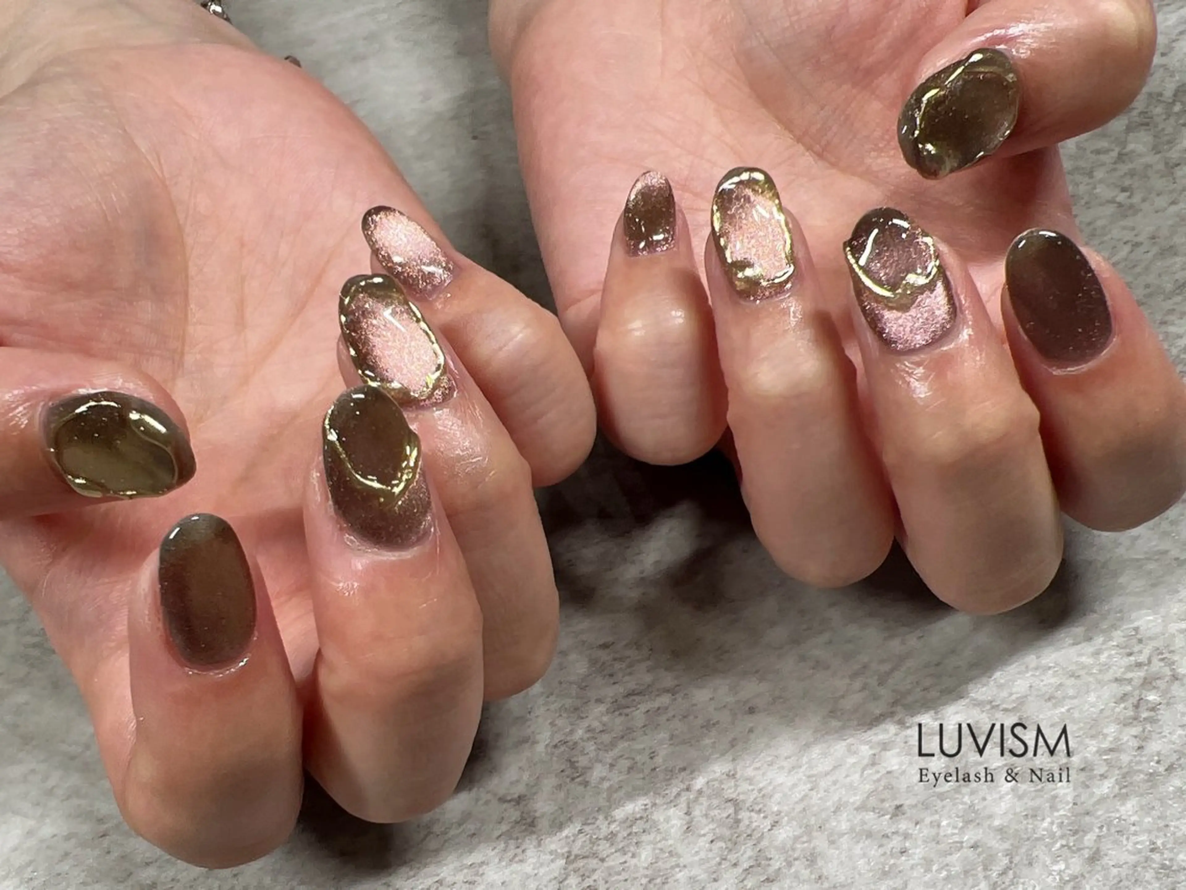 ネイル LUVISM Eyelash&Nail【ラヴィズム アイラッシュ＆ネイル】所属・🌻LUVISM🌻 Miyashitaのネイルデザイン