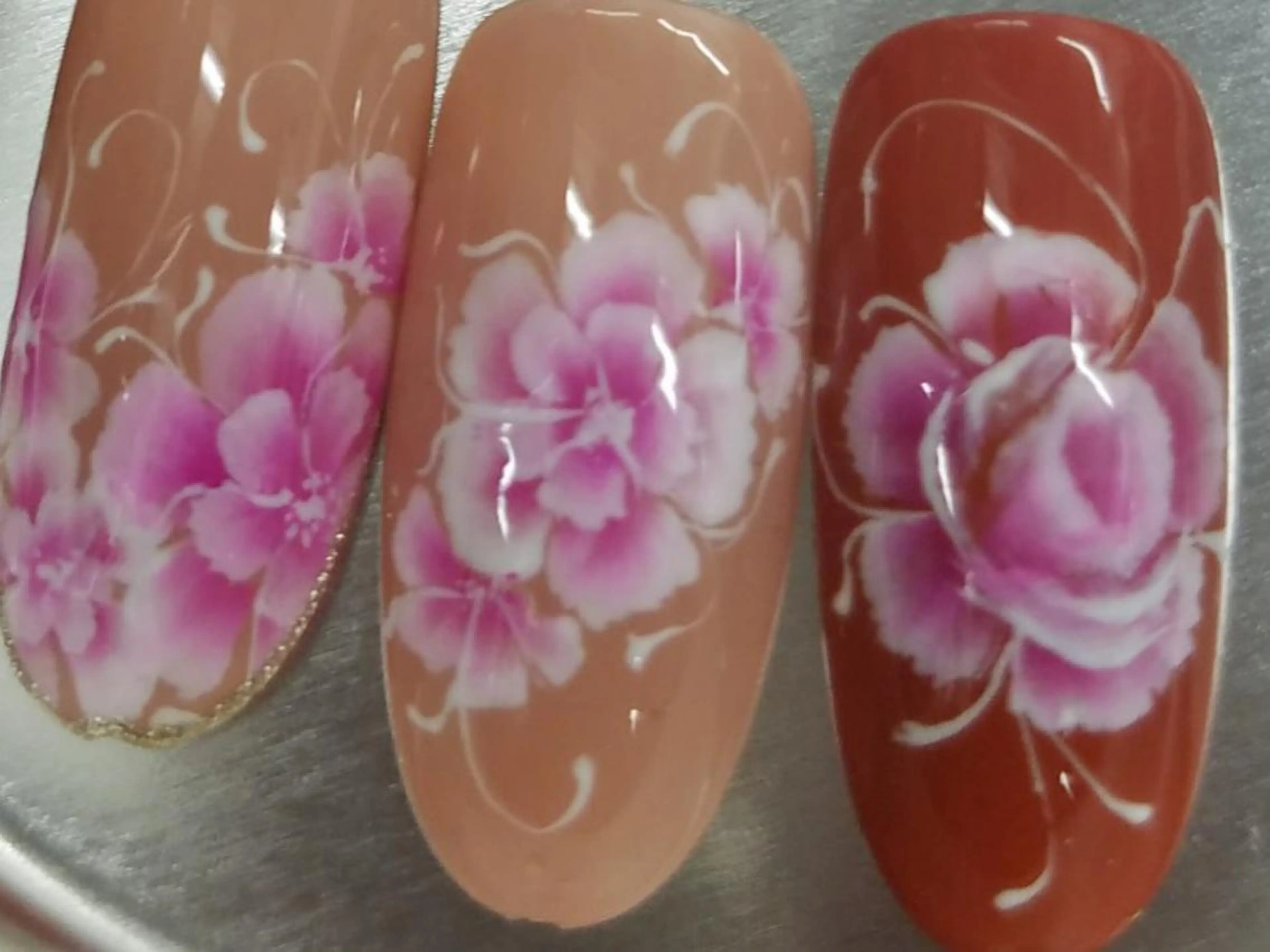 ネイル フラワーネイル nail yu-joy所属・yuu -joynailのネイルデザイン