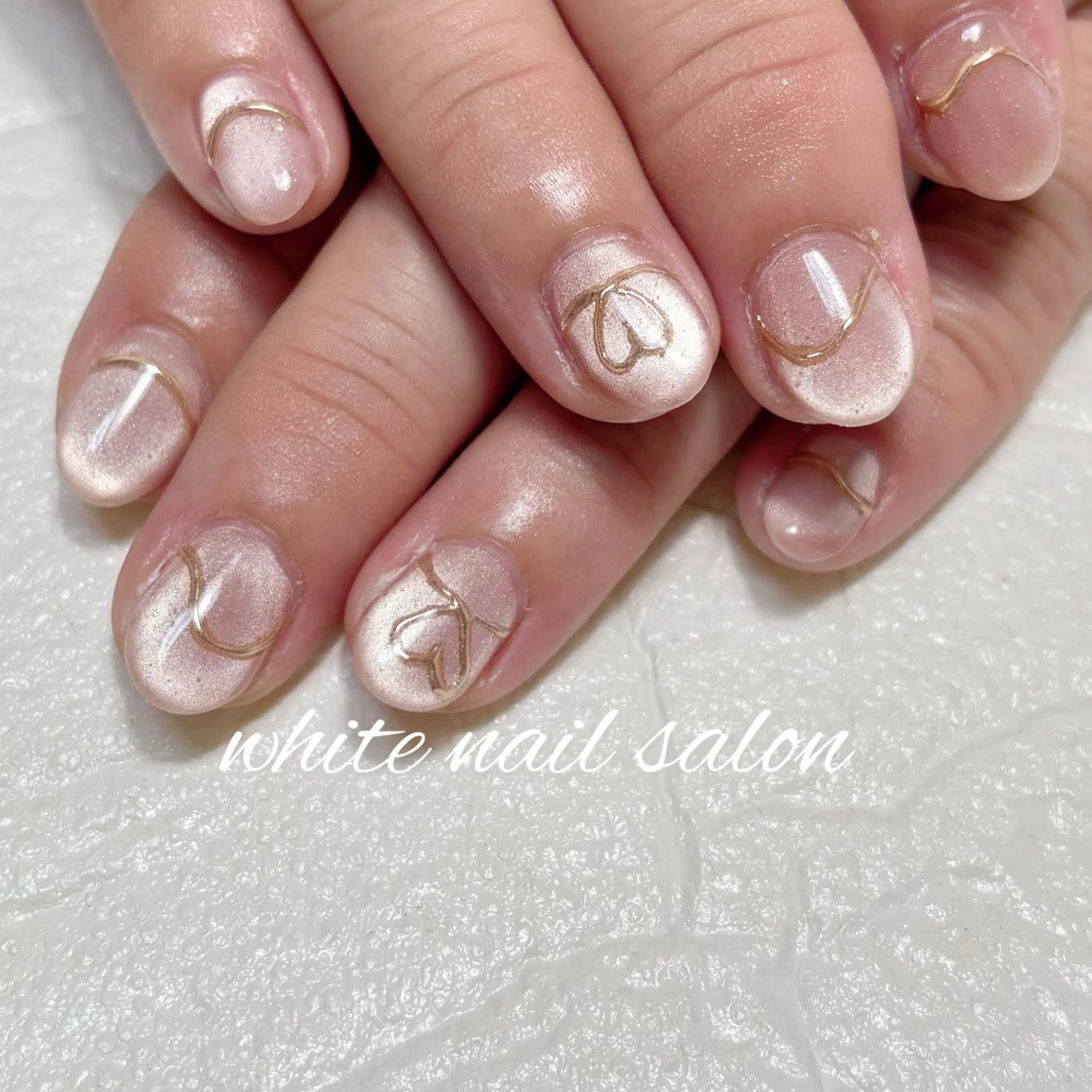 ネイル フットネイル 持ち込み ハンドネイル white nail salonのネイルデザイン