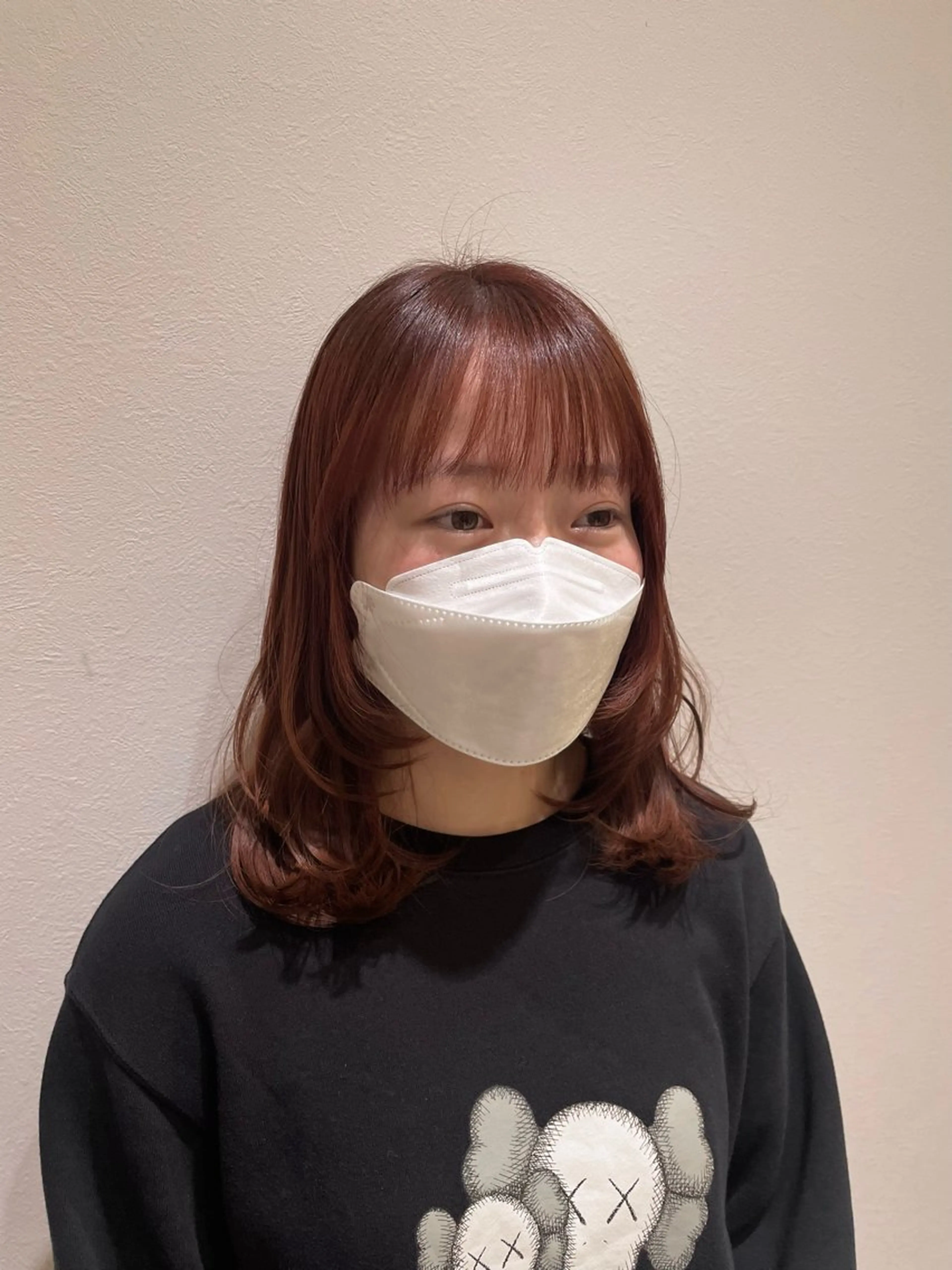 ミディアム カラー ヘアアレンジ 木村 架音のヘアスタイル