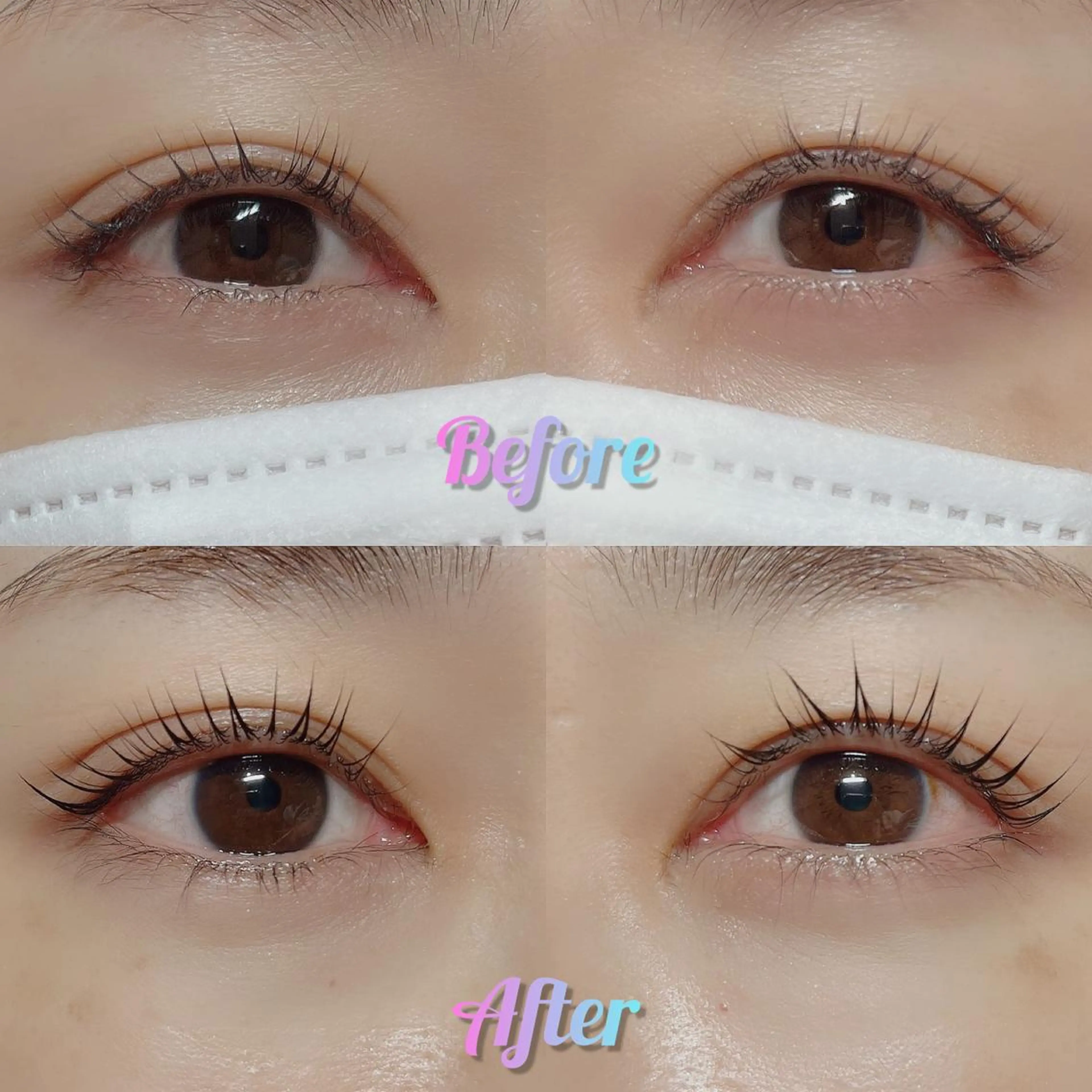 マツエク・マツパ パリジェンヌラッシュリフト マツパ Veil ayakaのマツエク・マツパデザイン