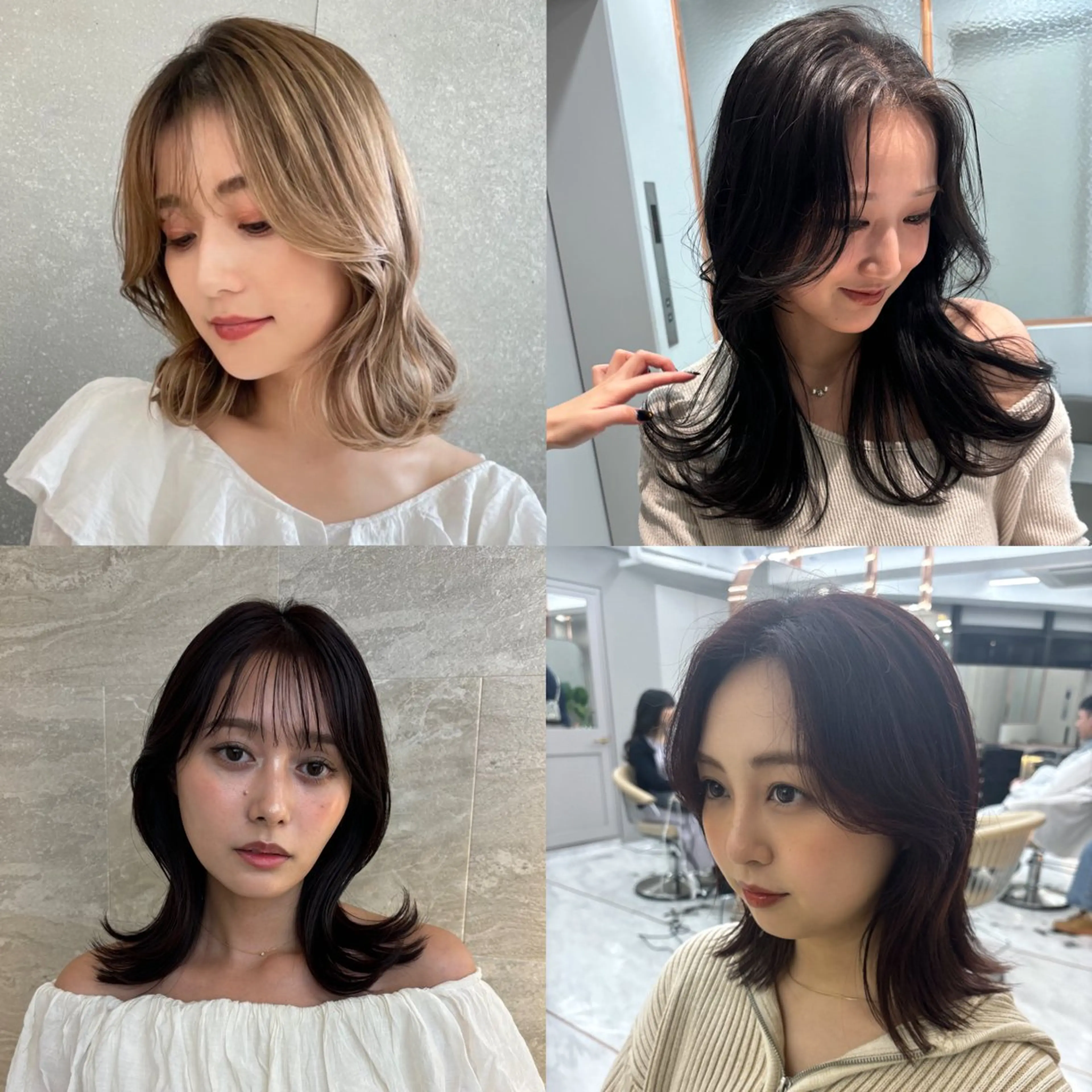 ミディアム 💖美髪矯正／透明感 カラー💖のぞみのヘアスタイル