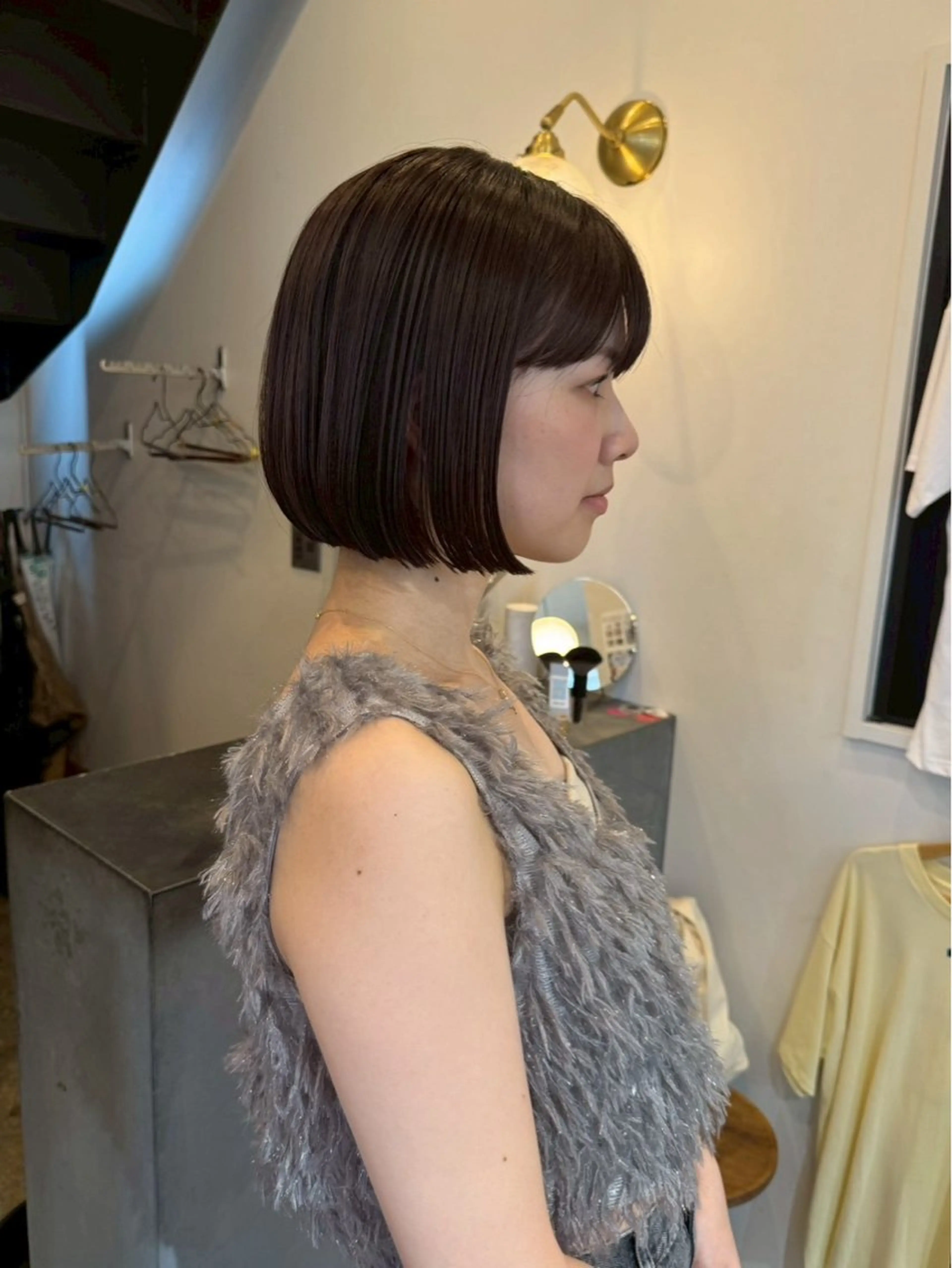 ミディアム ヘアカラー anri/梅田/ 透明感カラーのヘアスタイル