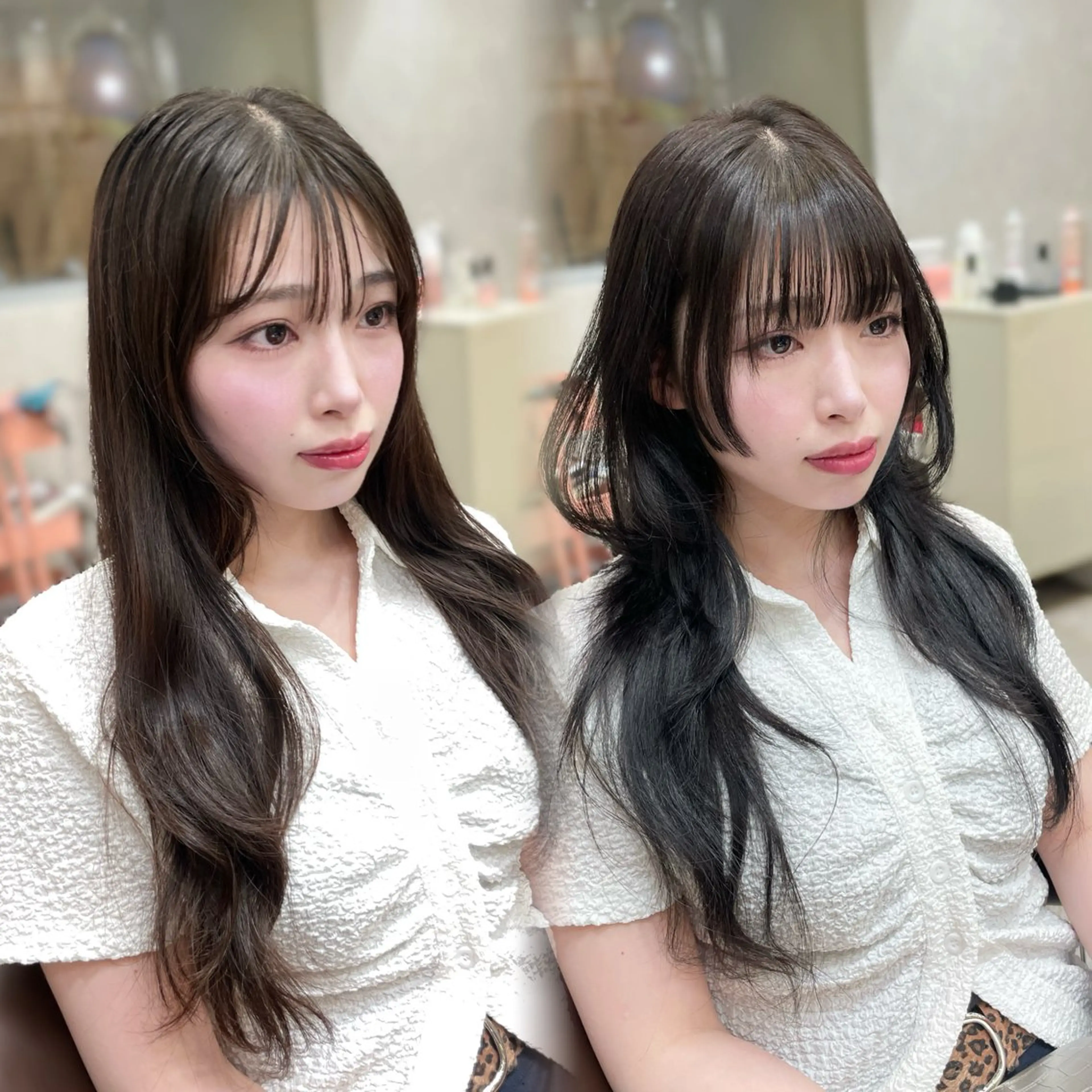 セミロング MOE 福岡韓国ヘア✧︎のヘアスタイル