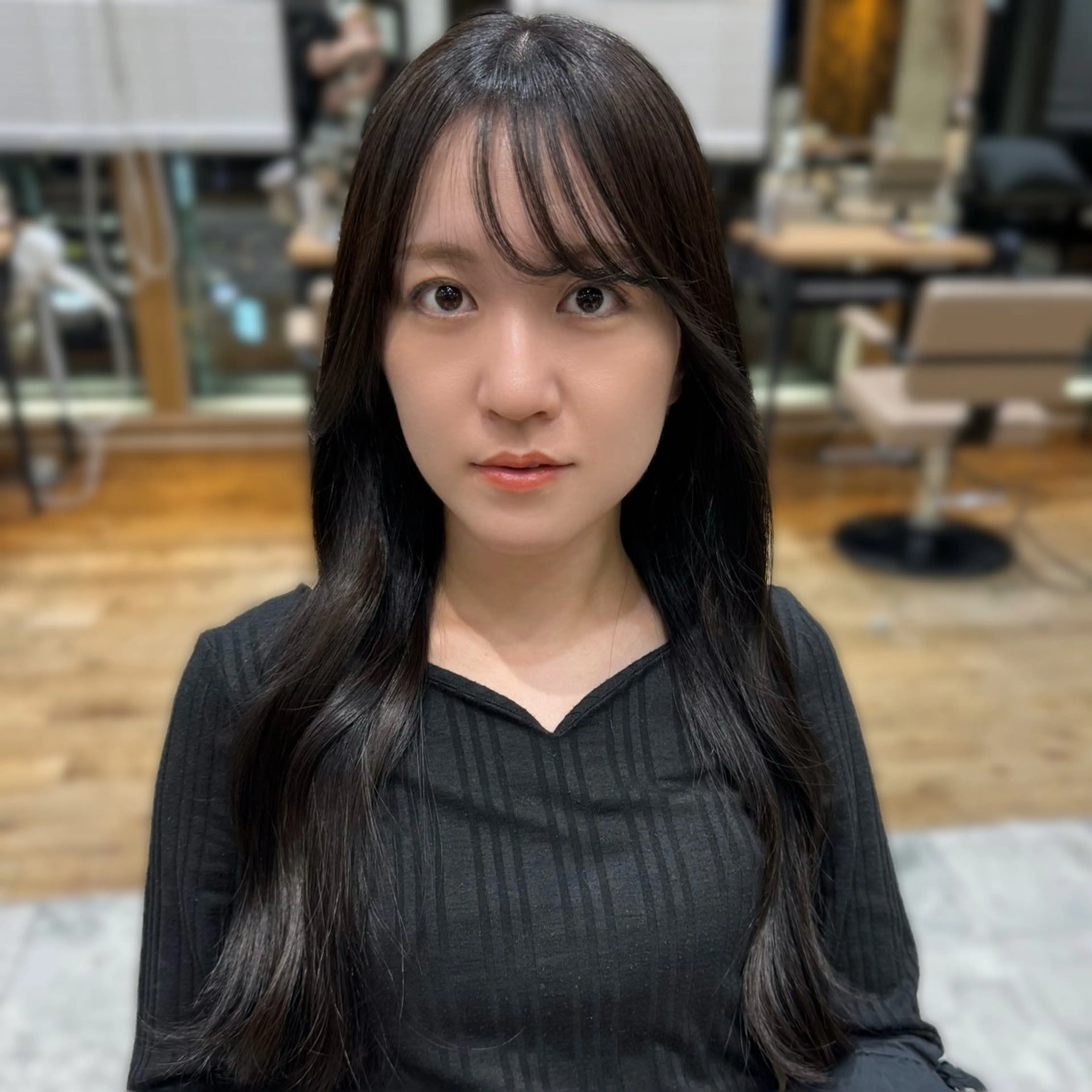 ロング カラー ベージュカラー ブリーチ ブラウンカラー ブラウンベージュ ショコラベージュ ヘアカラー トリートメント 新宿透明感カラー 髪質改善/吉川怜奈のヘアスタイル