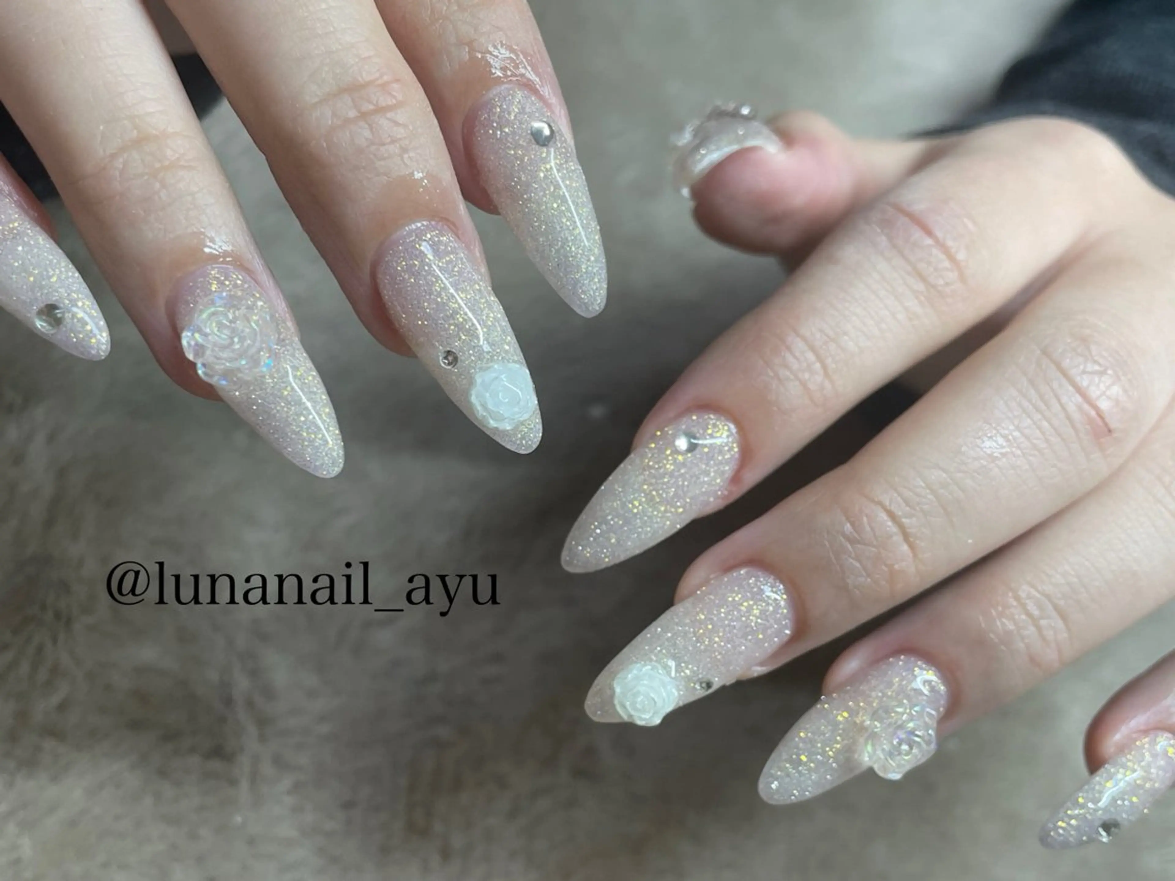 ネイル フラッシュネイル ハンドネイル 🌙LUNA  NAIL⭐️所属・LUNA NAIL ayuのネイルデザイン