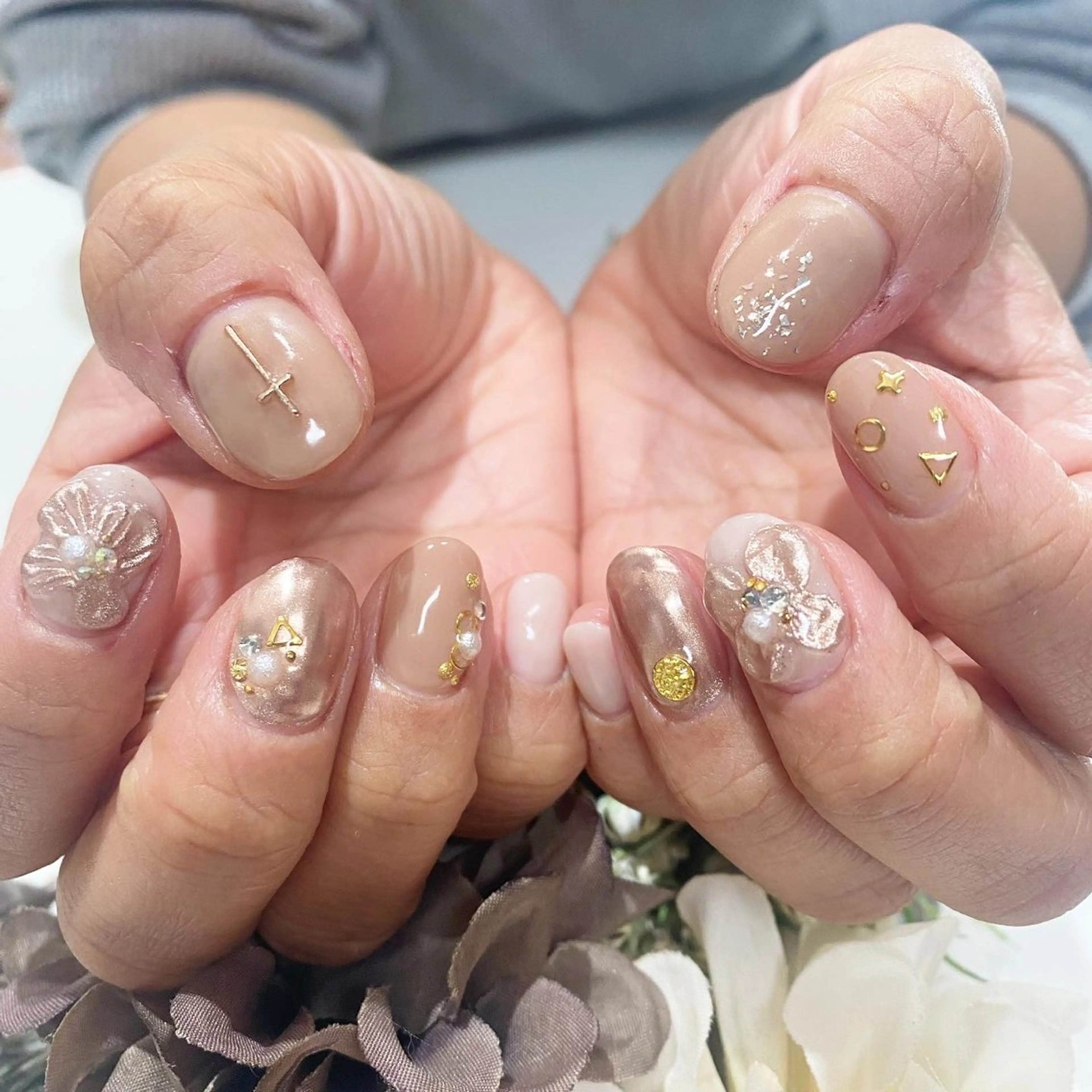 ネイル ハンドネイル 小倉 梨衣那のネイルデザイン