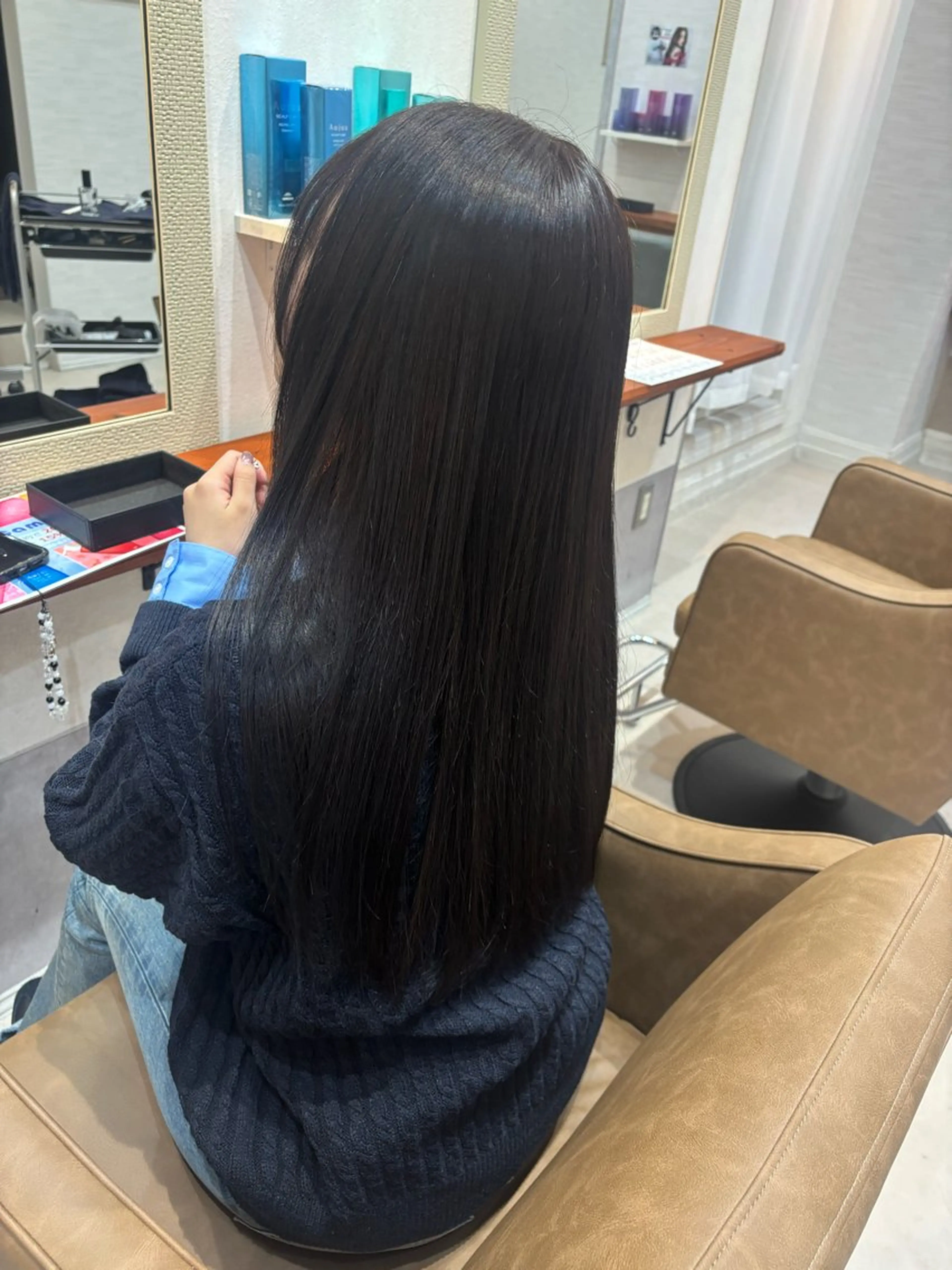 ロング ヘアカラー Aujua認定サロン Chikaのヘアスタイル