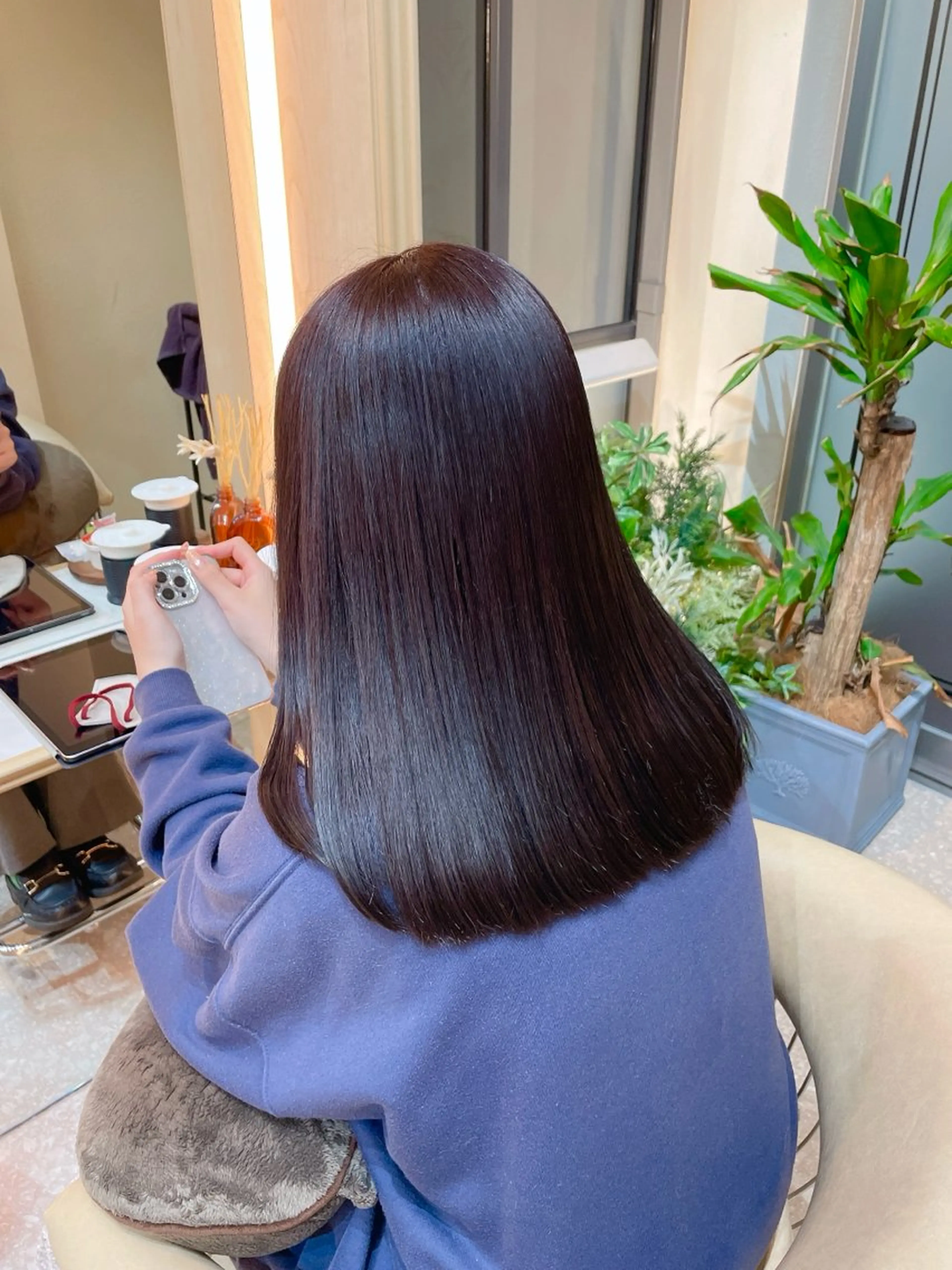 ミディアム カット ヘアカラー トリートメント 【ショート・ボブ】 ＊CHIAKI＊のヘアスタイル