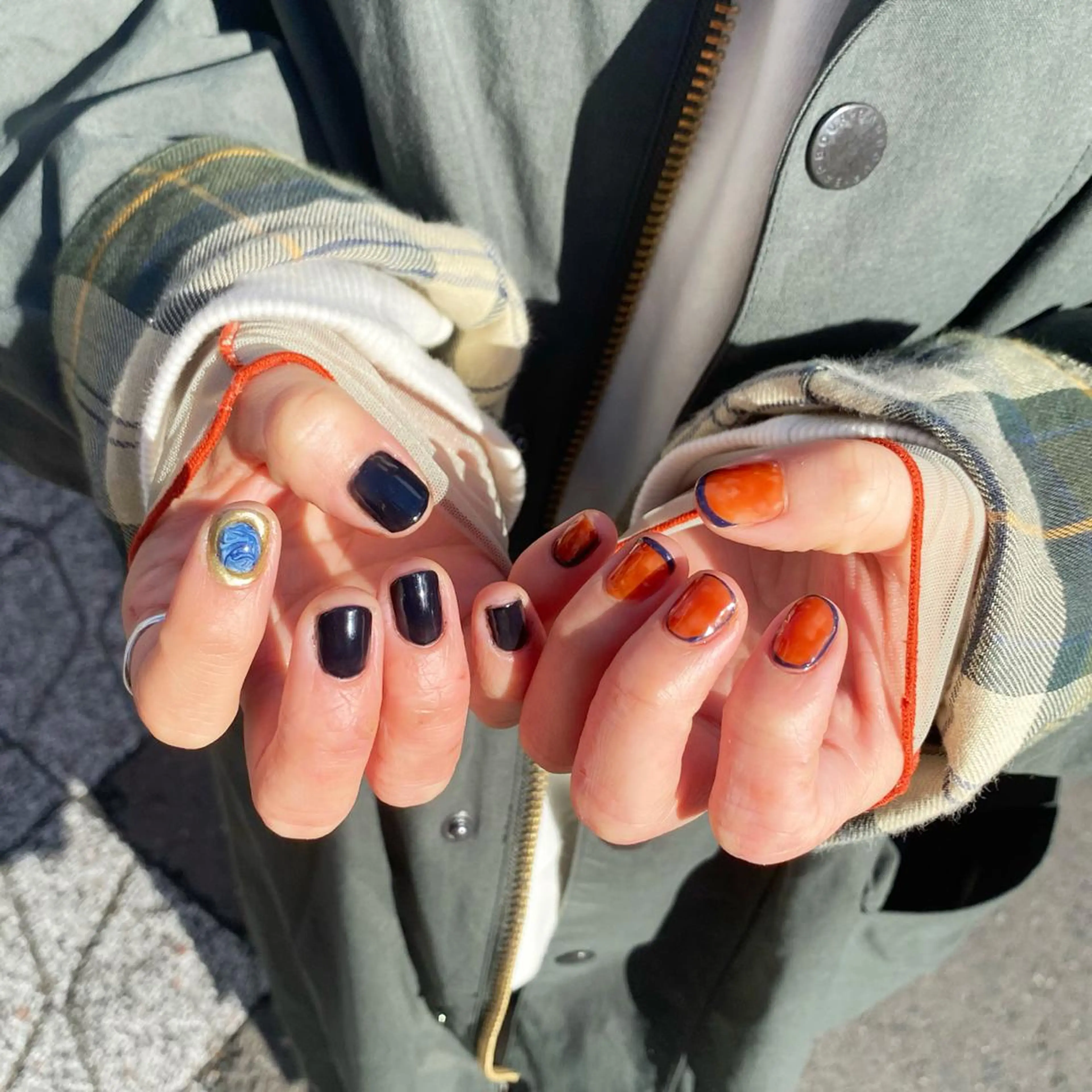 ネイル ニュアンスネイル 個性派ニュアンス ネイル Nao.のネイルデザイン