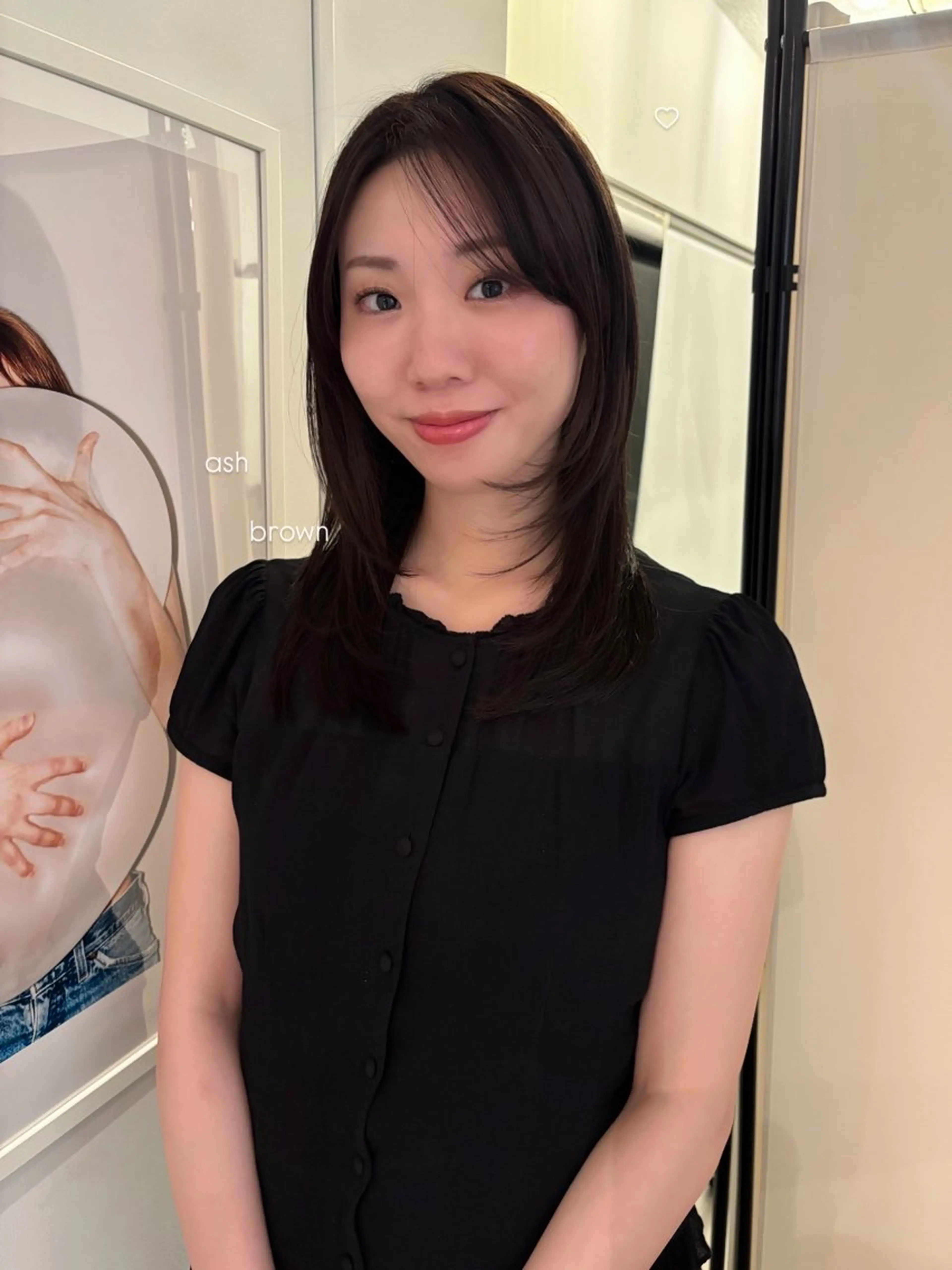 ミディアム カラー カット ヘアカラー riria/ボブ /ブラウンカラー🎀のヘアスタイル