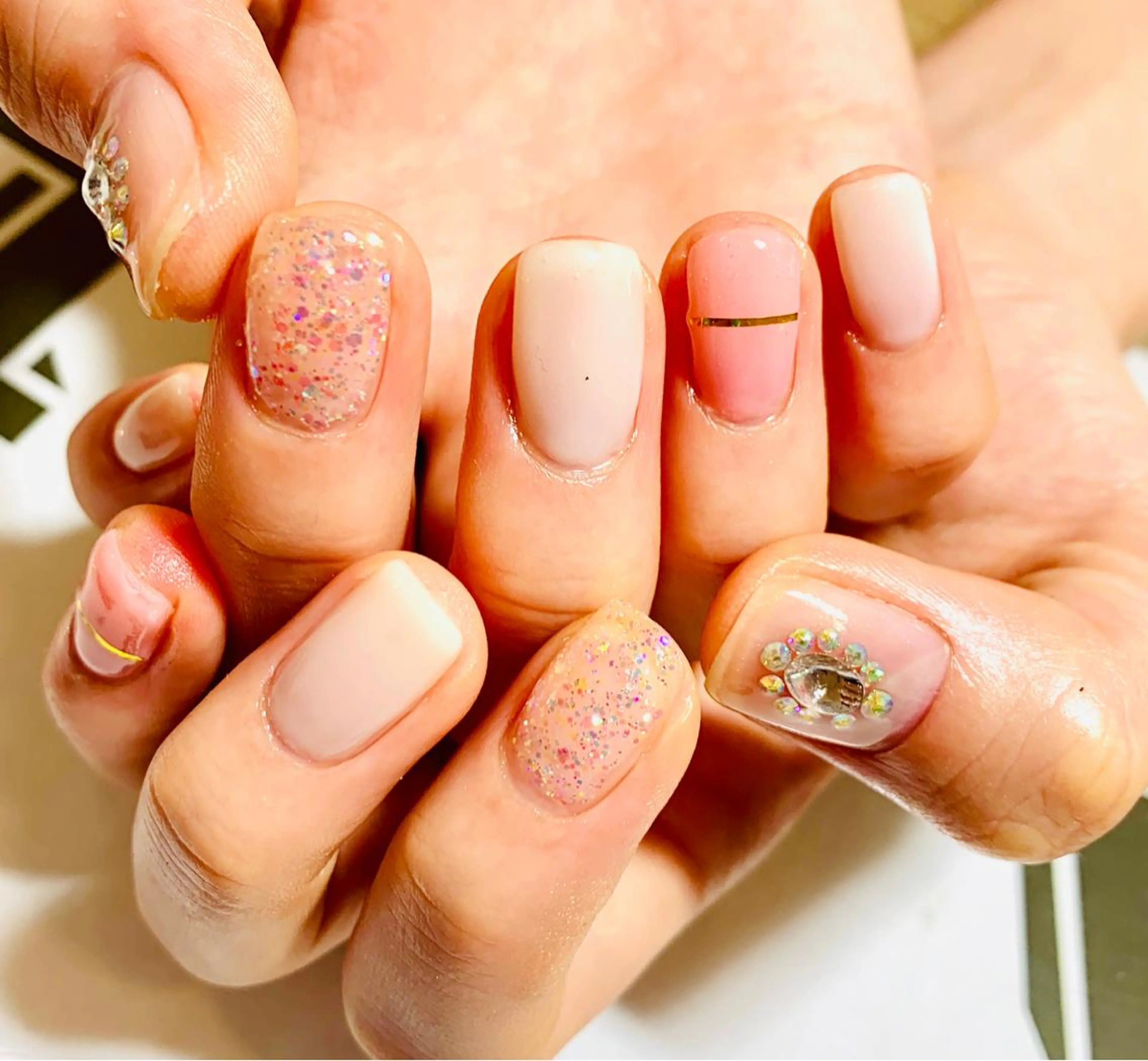ネイル ハンドネイル JuniNail韓国 ネイリストsuのネイルデザイン