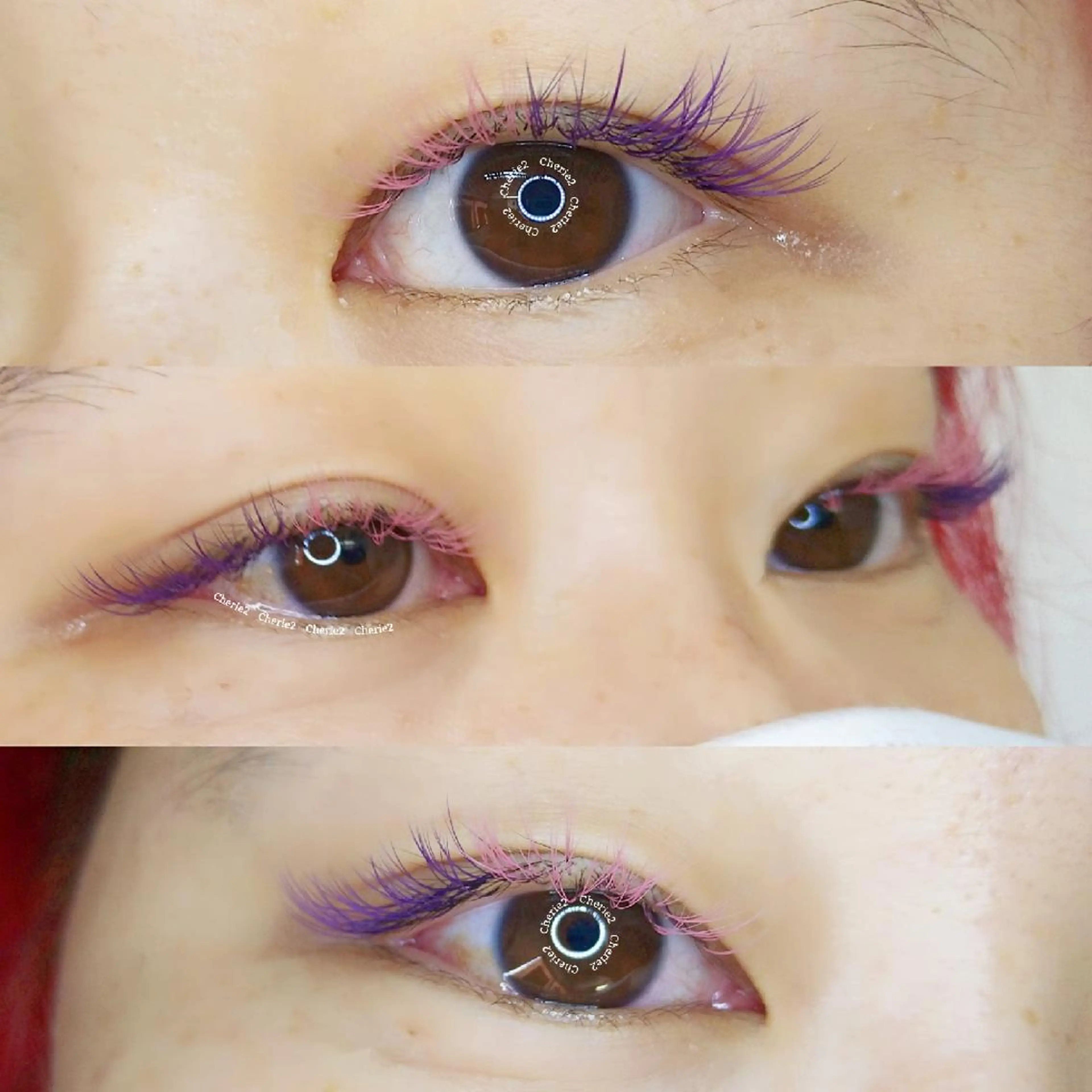 マツエク・マツパ カラーマツエク のなか みきのマツエク・マツパデザイン