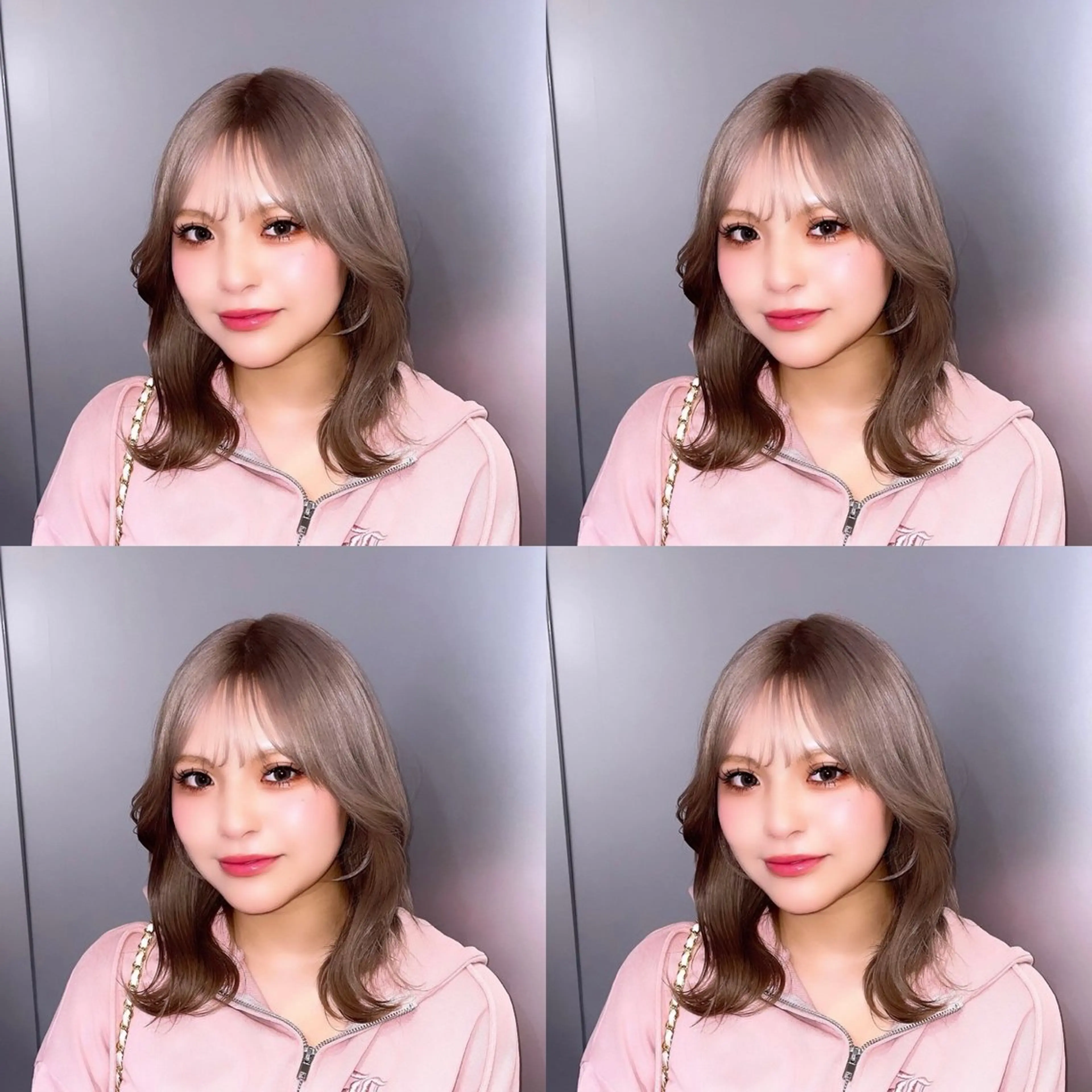 ミディアム カラー ヘアアレンジ 💎韓国レイヤー× 髪質改善 ゆうま💎のヘアスタイル