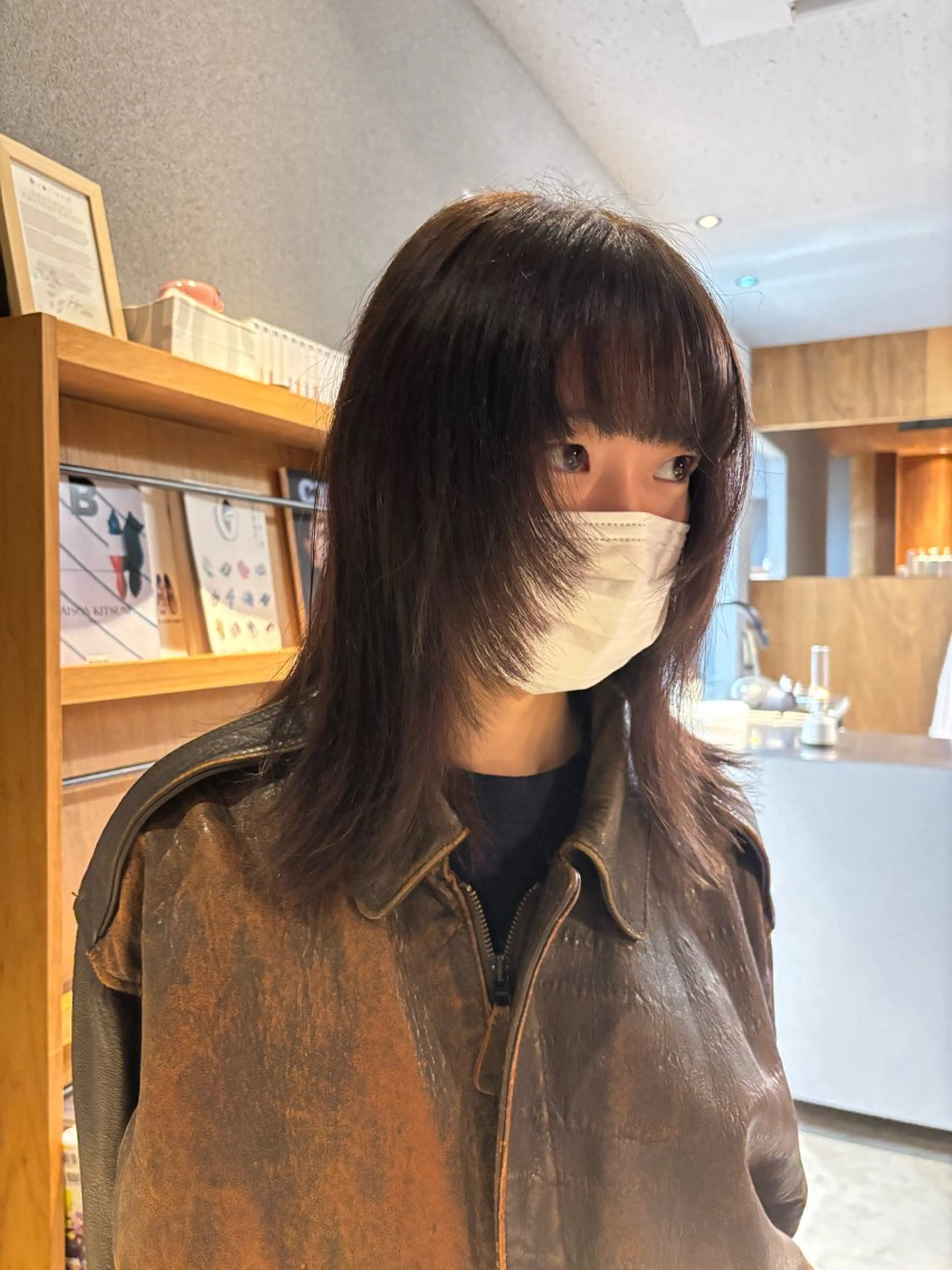 ミディアム カラー ブラウンカラー ヘアカラー duft. Natsuneのヘアスタイル